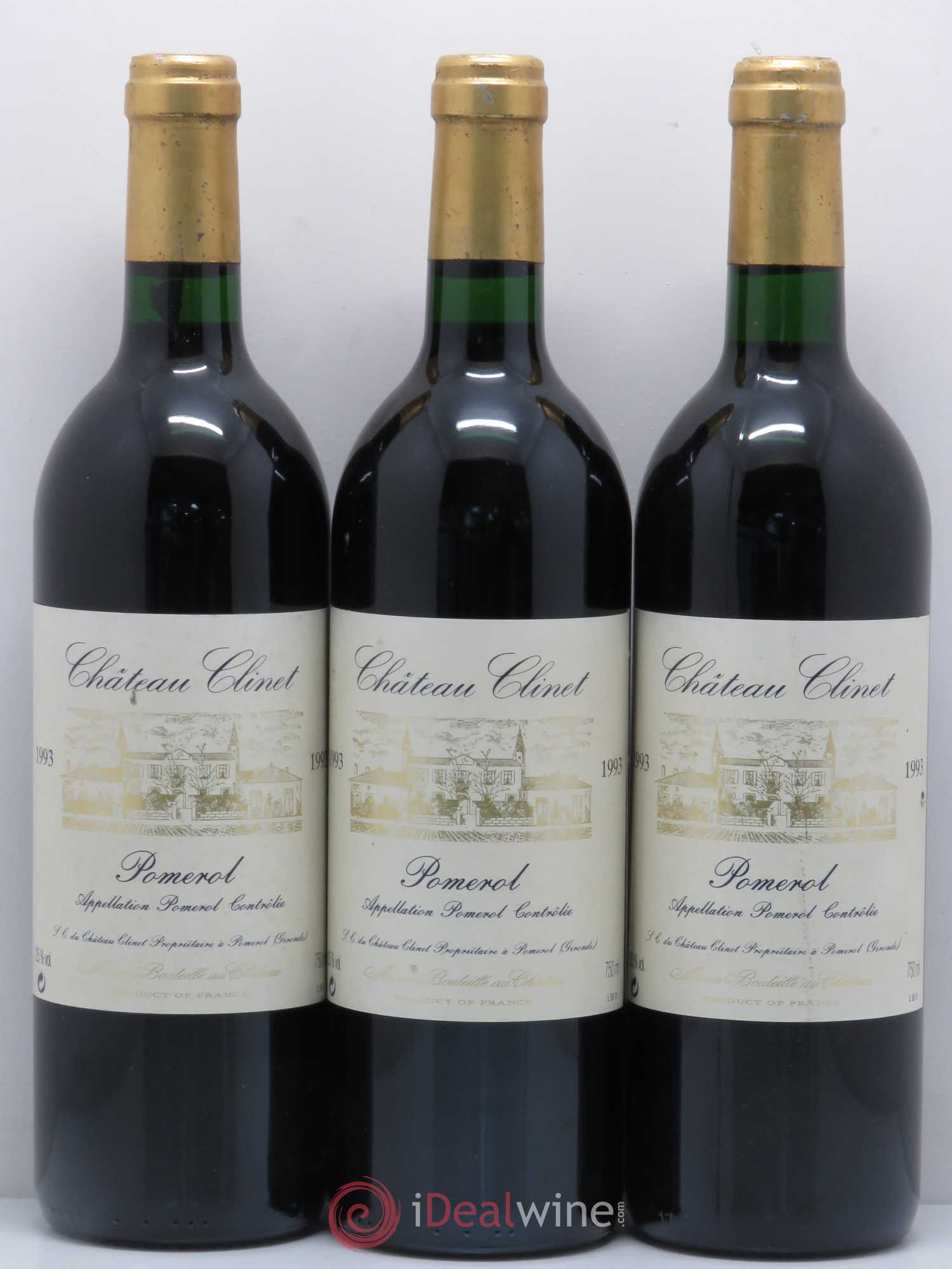 Château Clinet 1993 - Lot de 12 bouteilles - 1