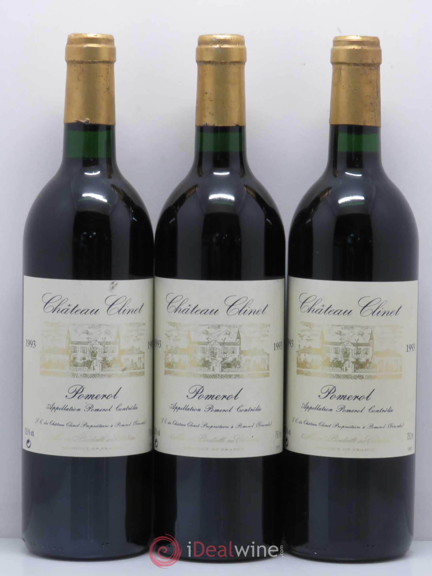 Château Clinet 1993 - Lot de 12 bouteilles - 2