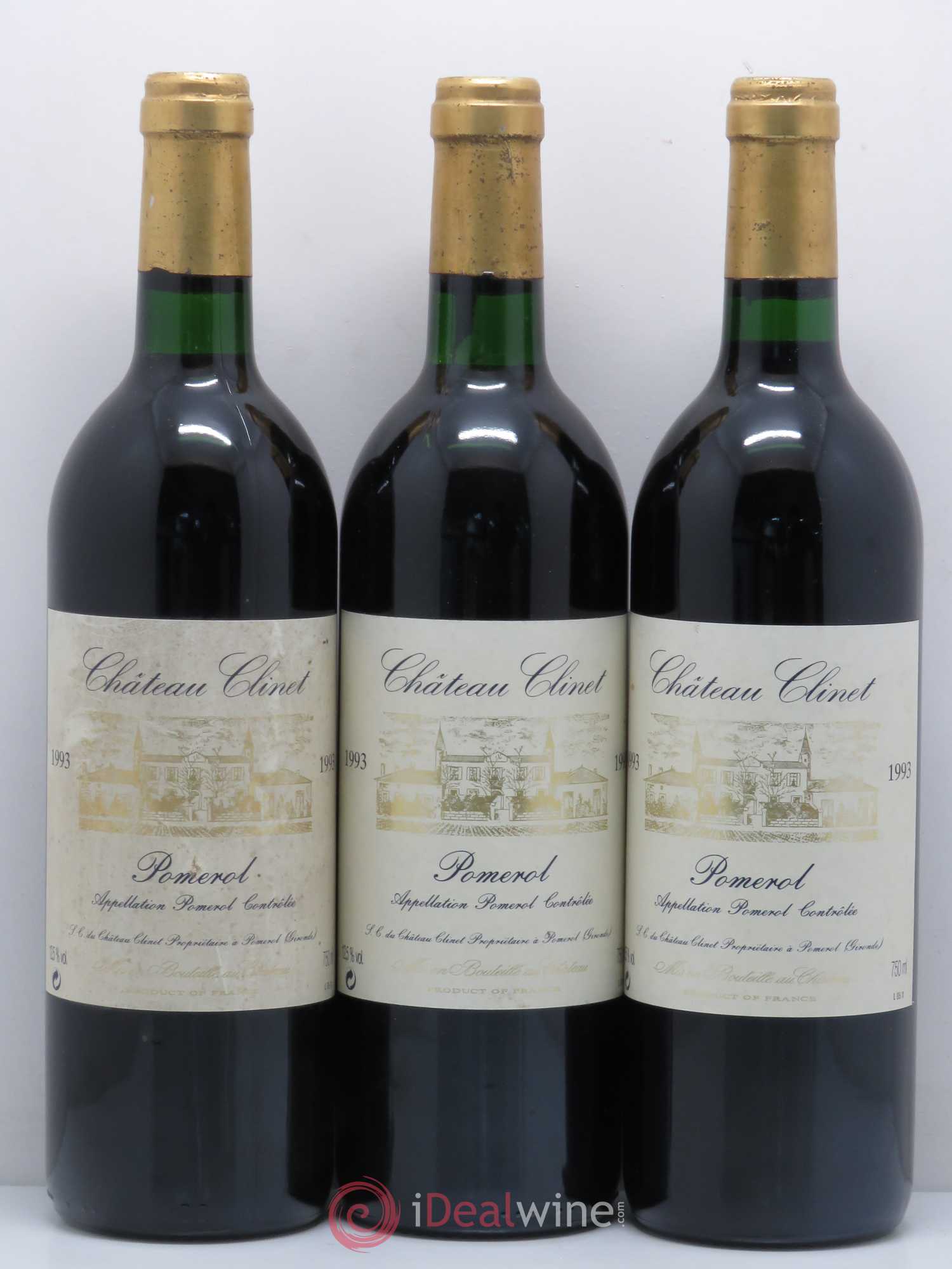 Château Clinet 1993 - Lot de 12 bouteilles - 3