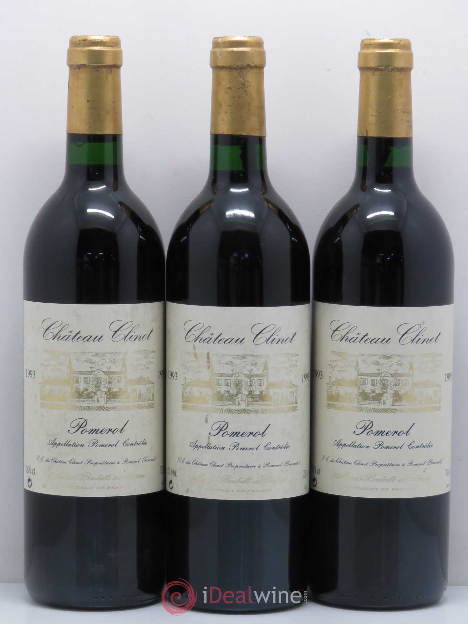Château Clinet 1993 - Lot de 12 bouteilles - 4