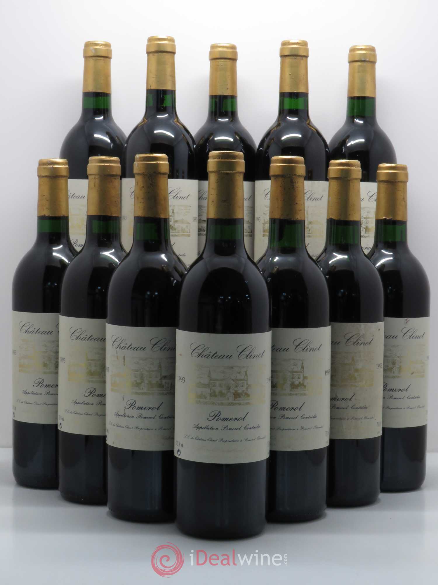 Château Clinet 1993 - Lot de 12 bouteilles - 0