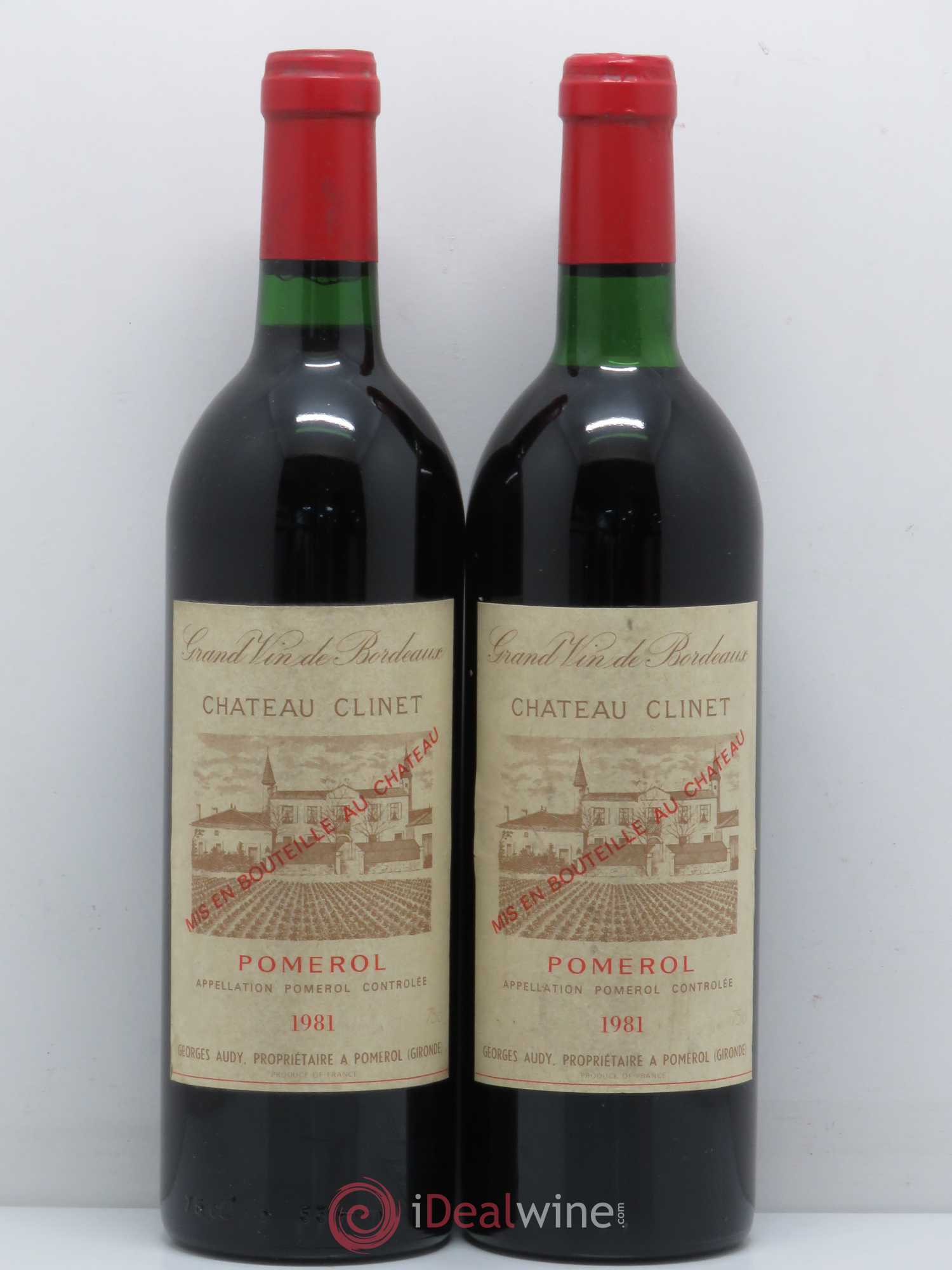 Château Clinet 1981 - Lot de 2 bouteilles - 0