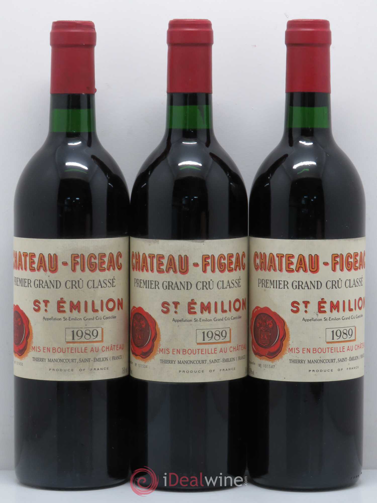 Château Figeac 1er Grand Cru Classé A 1989 - Lot de 6 bouteilles - 2