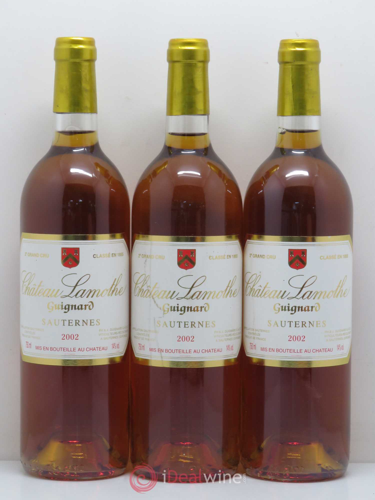 Château Lamothe Guignard 2ème Grand Cru Classé 2002 - Lot de 6 bouteilles - 2