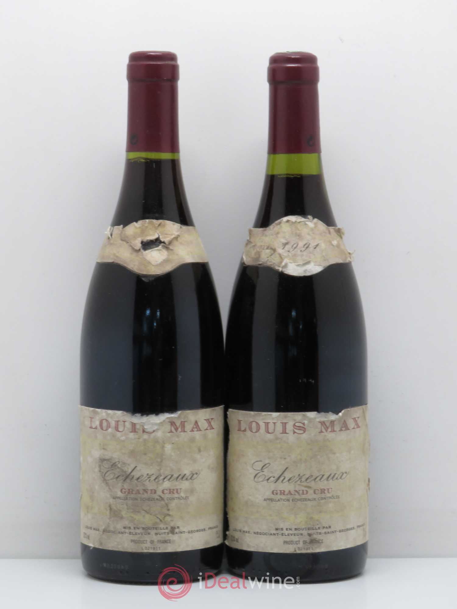 Echezeaux Grand Cru Louis Max 1991 - Lot de 2 bouteilles - 0