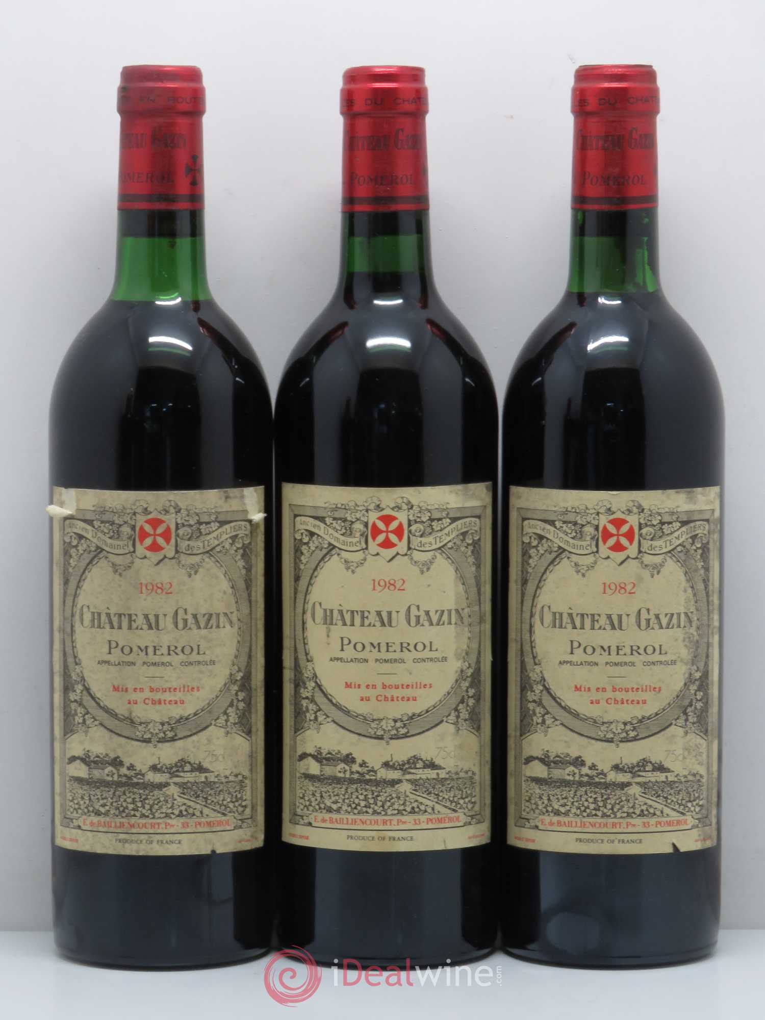 Château Gazin 1982 - Lot de 6 bouteilles - 1