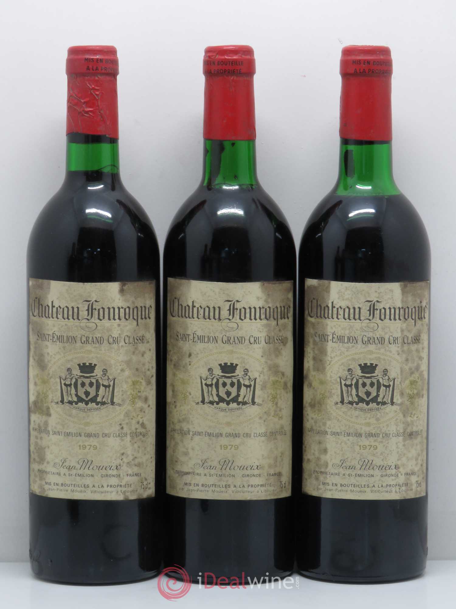 Château Fonroque Grand Cru Classé 1979 - Lot de 5 bouteilles - 1