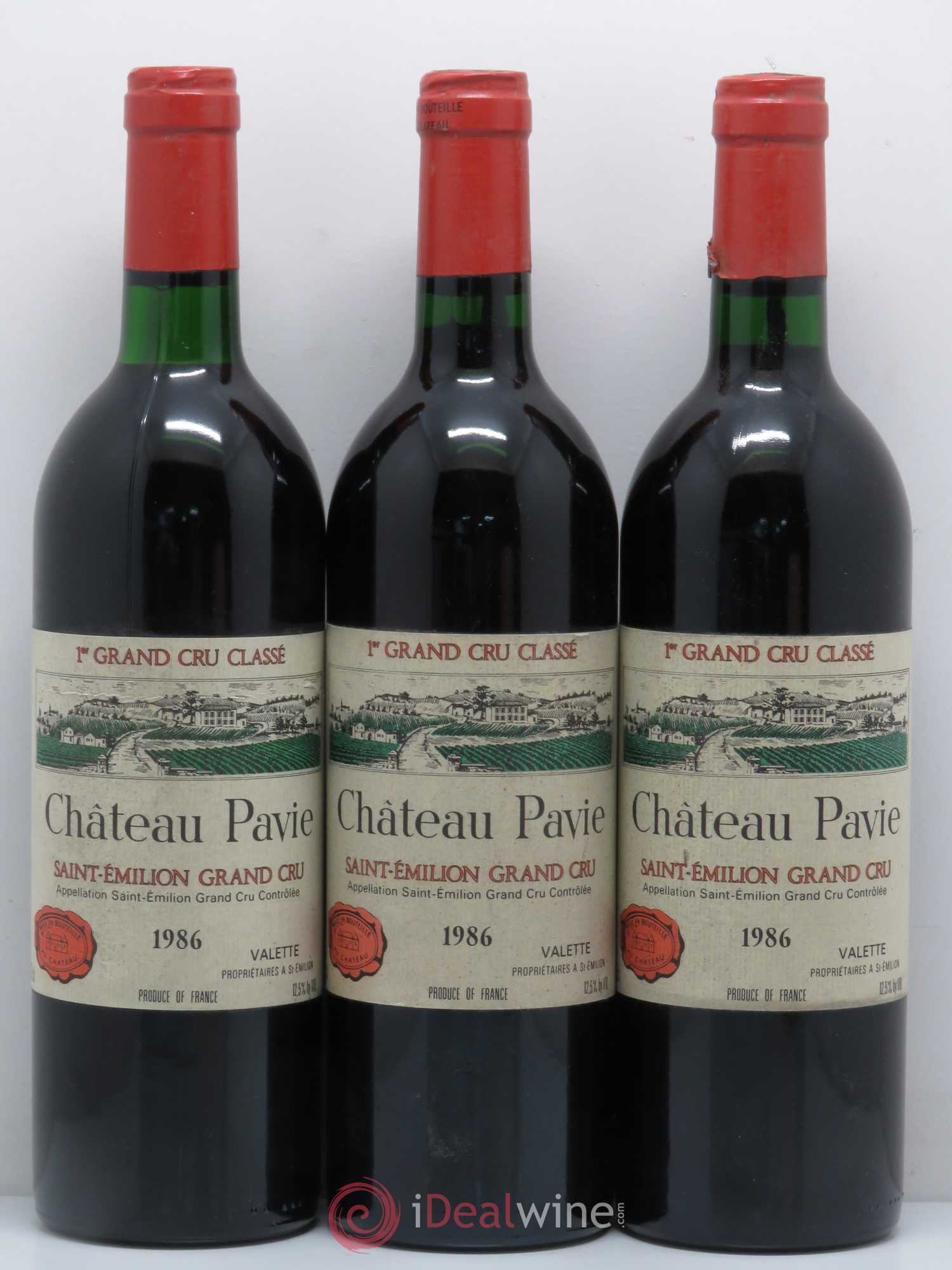 Château Pavie 1er Grand Cru Classé A 1986 - Lot de 12 bouteilles - 3