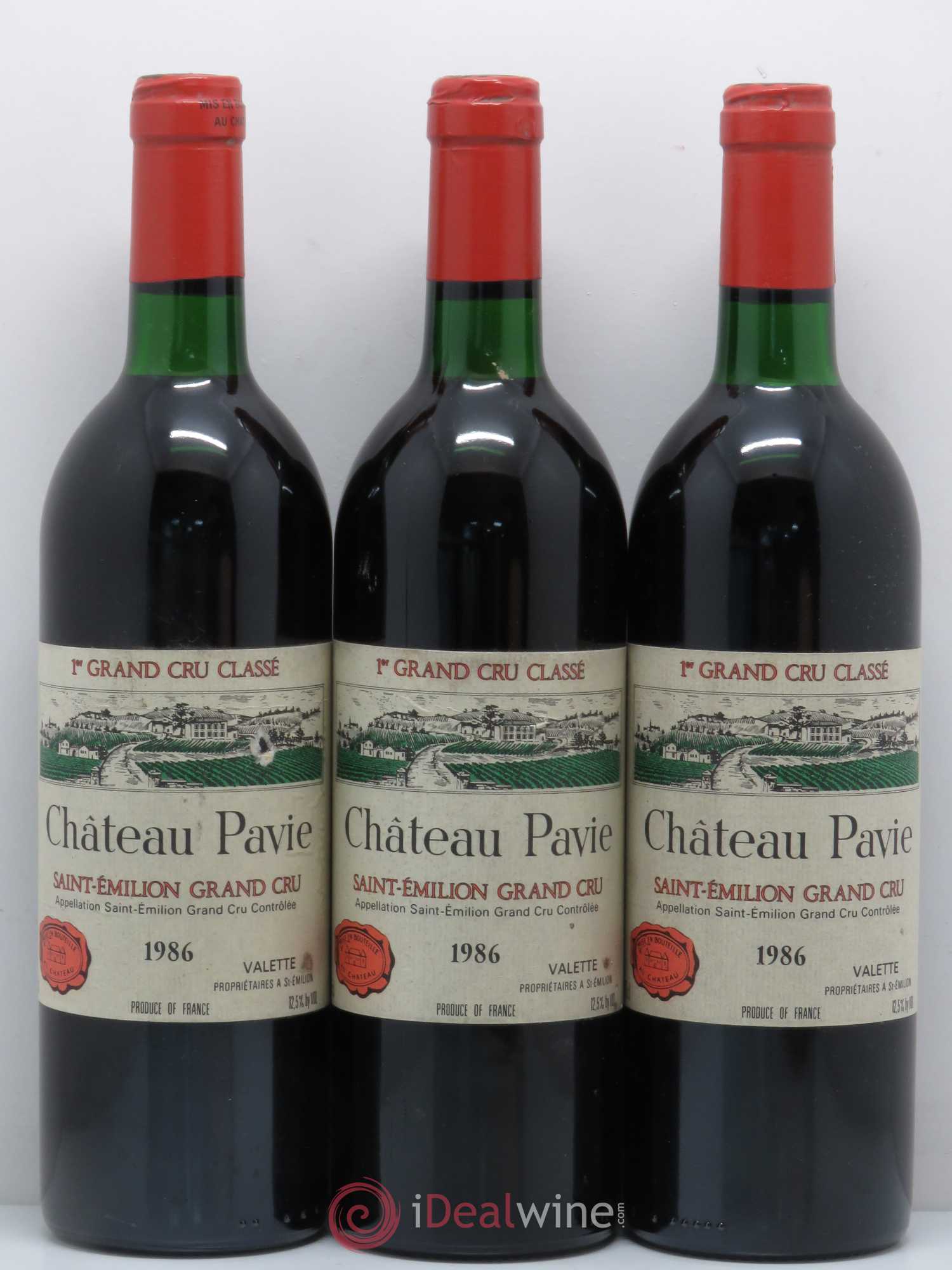 Château Pavie 1er Grand Cru Classé A 1986 - Lot de 12 bouteilles - 4