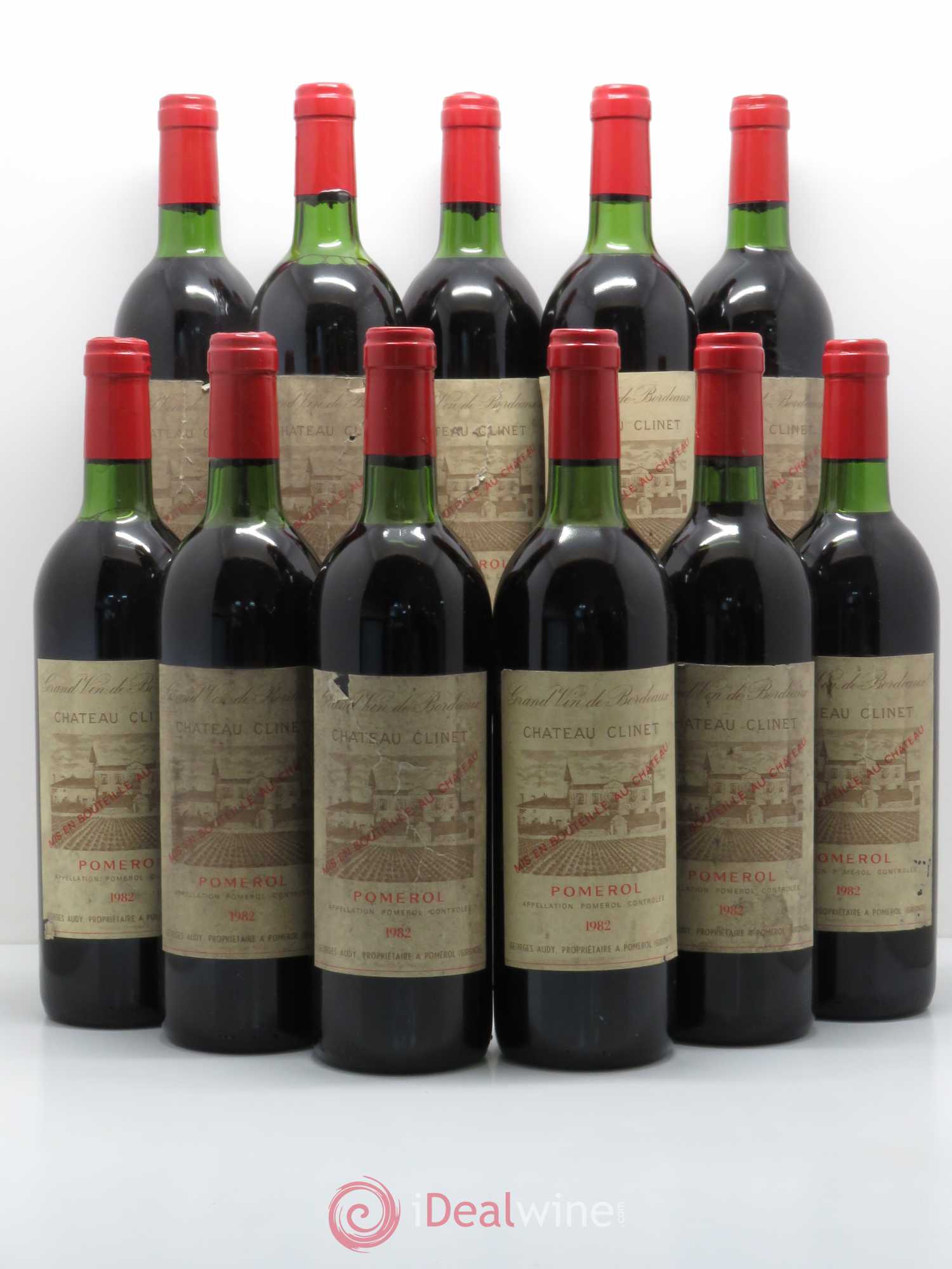 Château Clinet 1982 - Lot de 11 bouteilles - 0