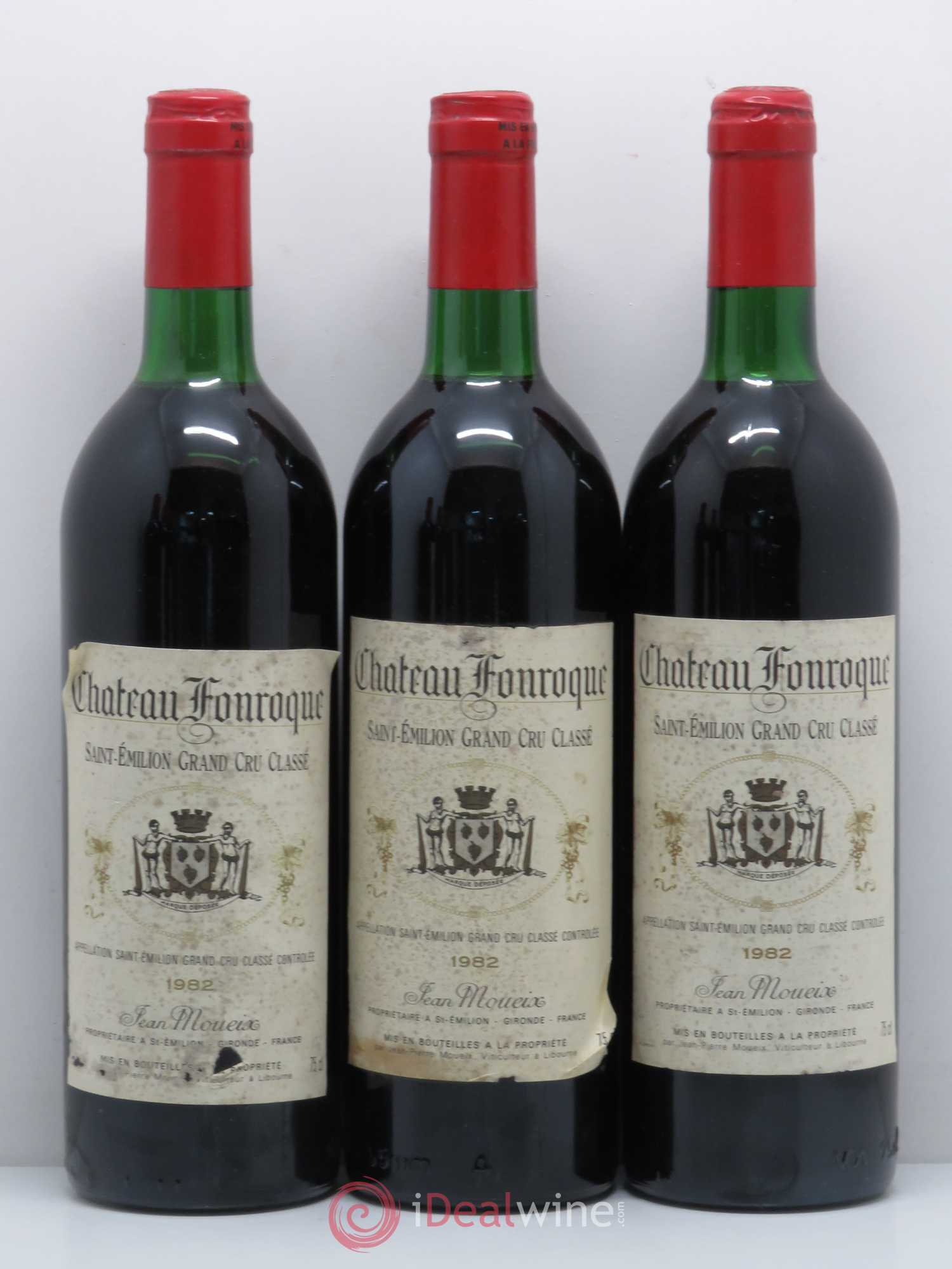 Château Fonroque Grand Cru Classé 1982 - Lot de 6 bouteilles - 1