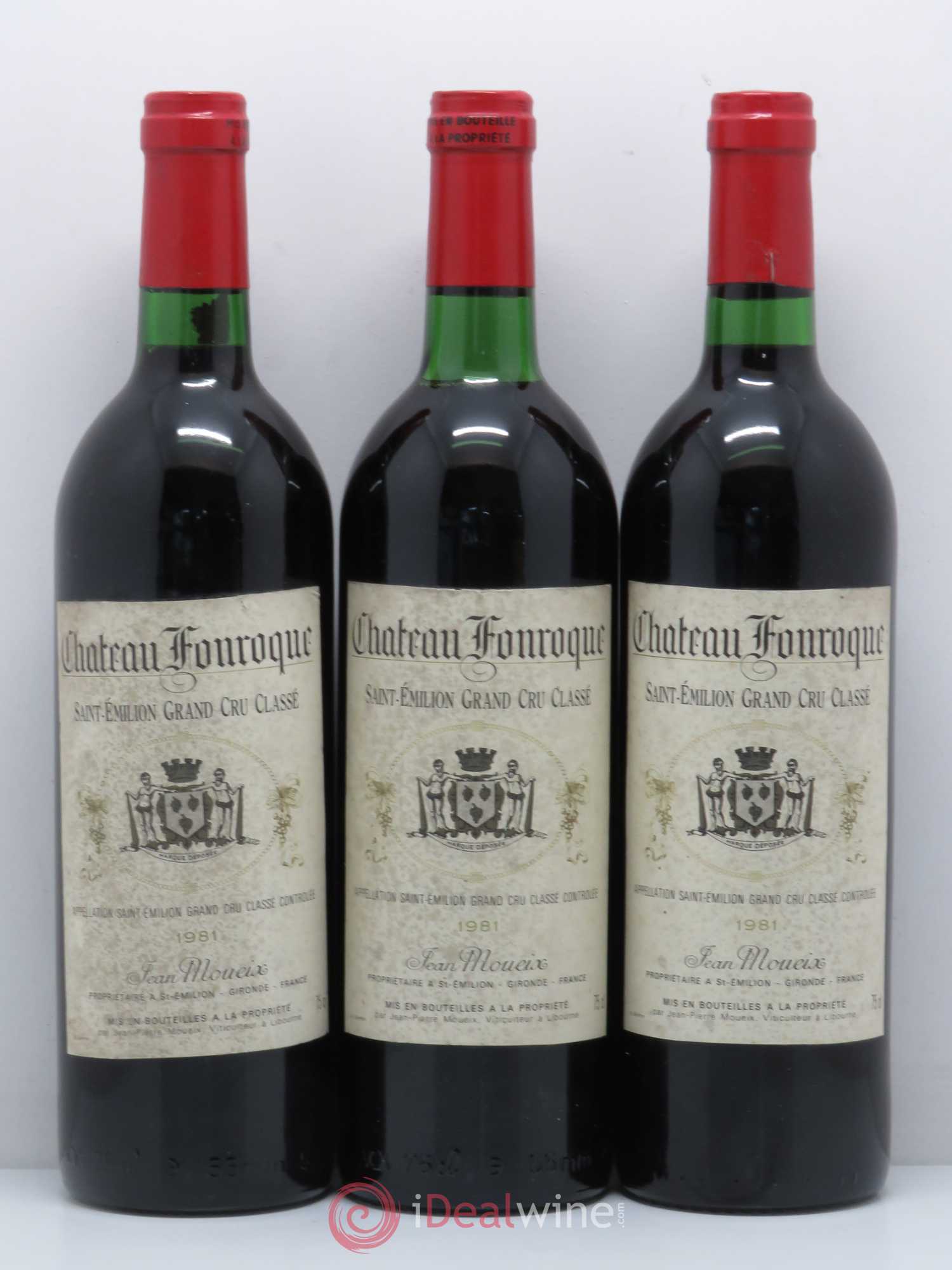 Château Fonroque Grand Cru Classé 1981 - Lot de 12 bouteilles - 3