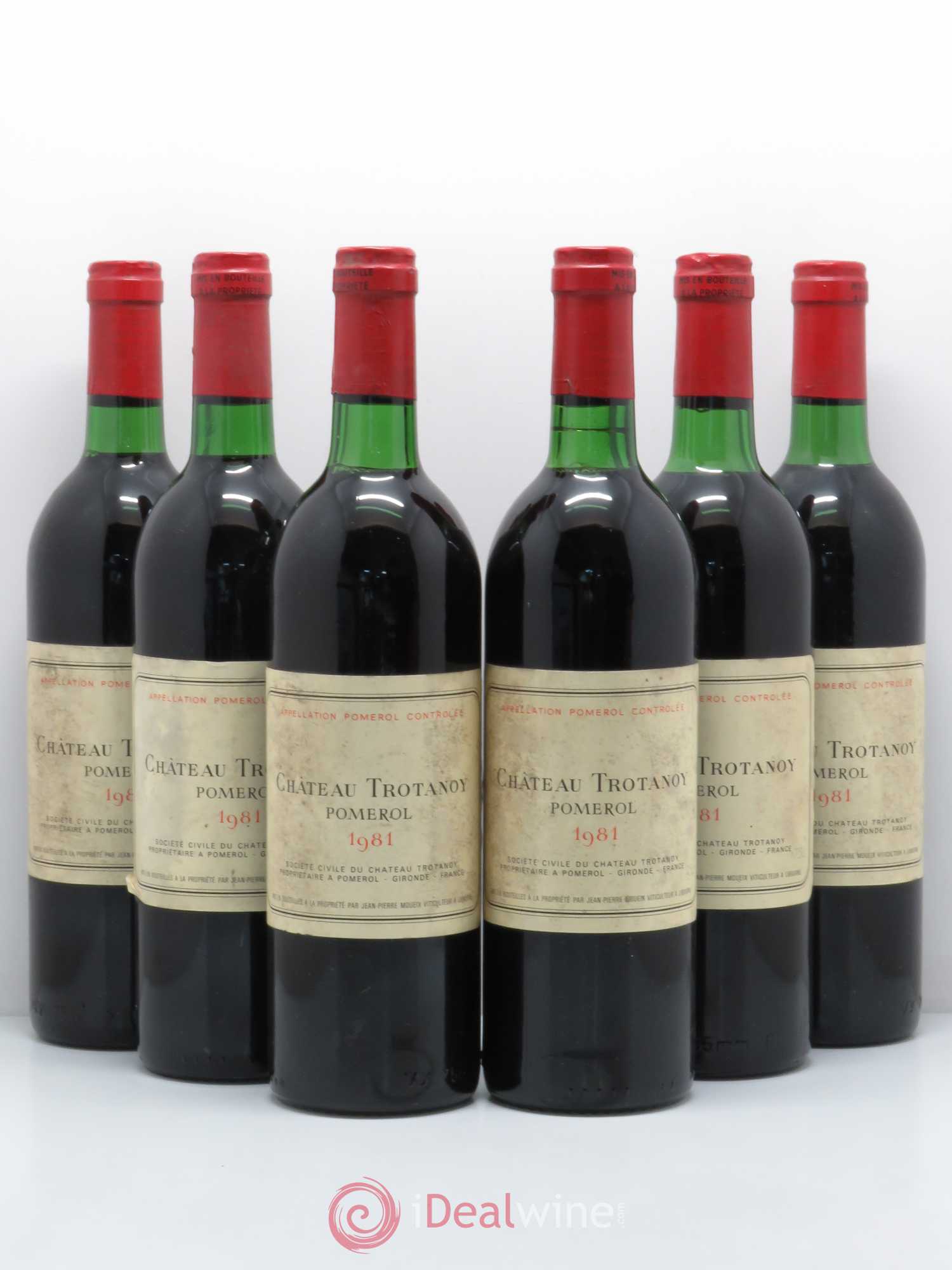 Château Trotanoy 1981 - Lot de 6 bouteilles - 0