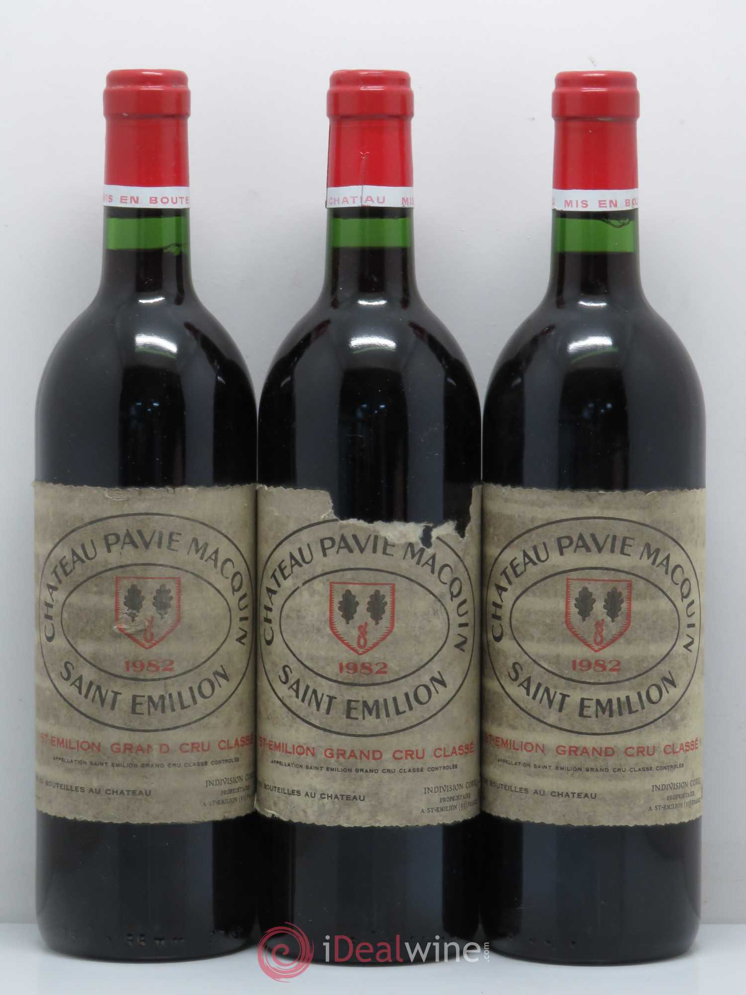 Château Pavie Macquin 1er Grand Cru Classé B 1982 - Lot de 6 bouteilles - 2
