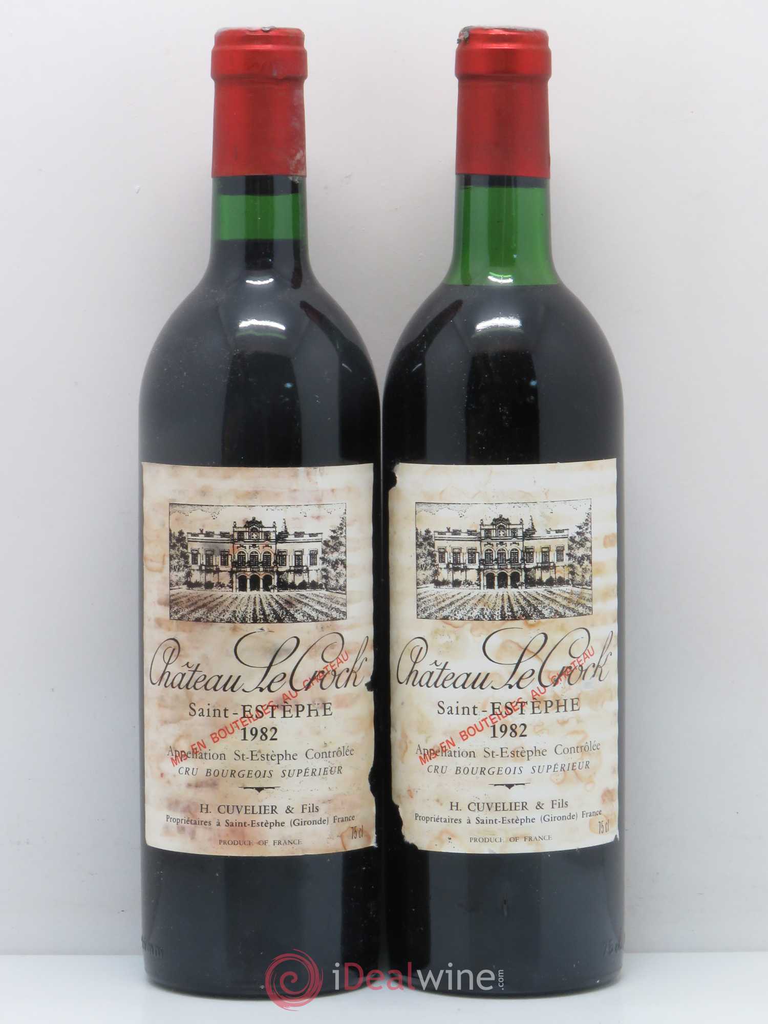 Château le Crock Cru Bourgeois (sans prix de réserve) 1982 - Lot de 5 bouteilles - 2