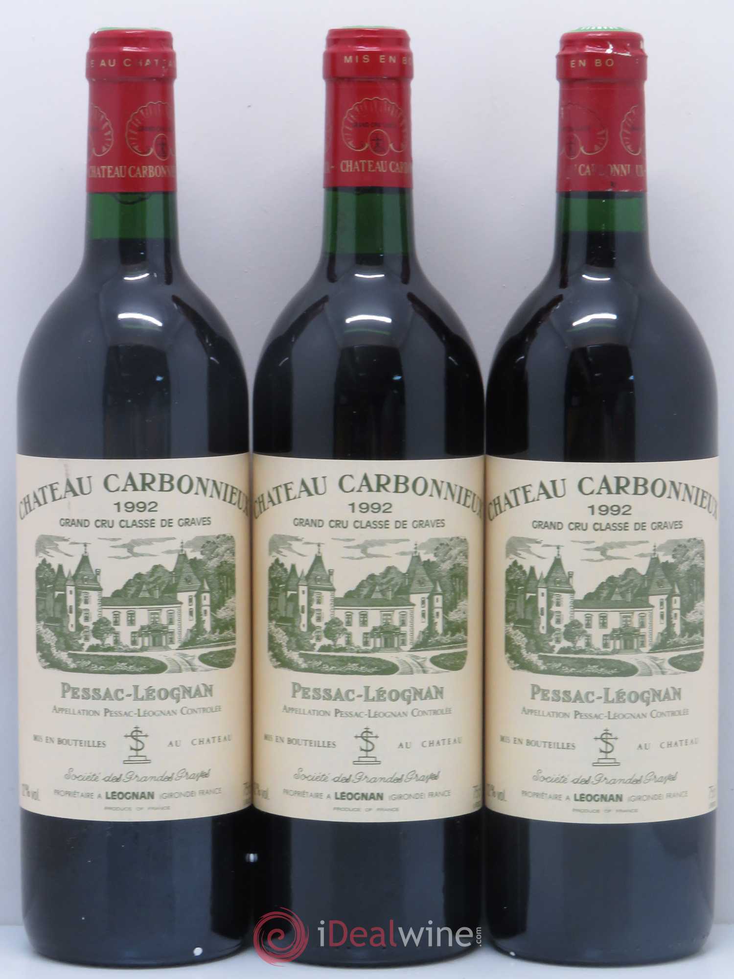 Château Carbonnieux Cru Classé de Graves (sans prix de réserve) 1992 - Lot de 12 bouteilles - 4