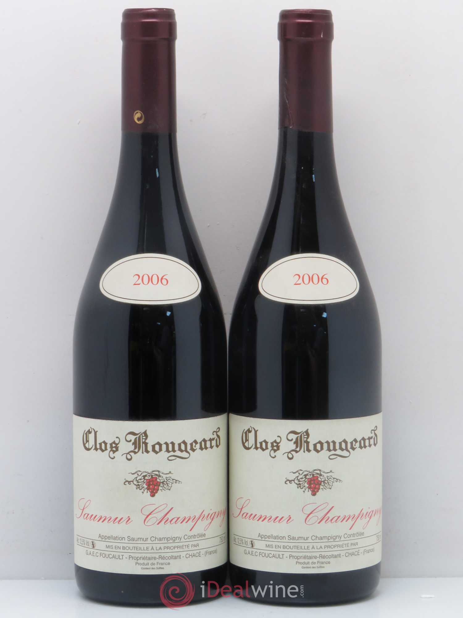 Saumur-Champigny Clos Rougeard (sans prix de réserve) 2006 - Lot de 2 bouteilles - 0