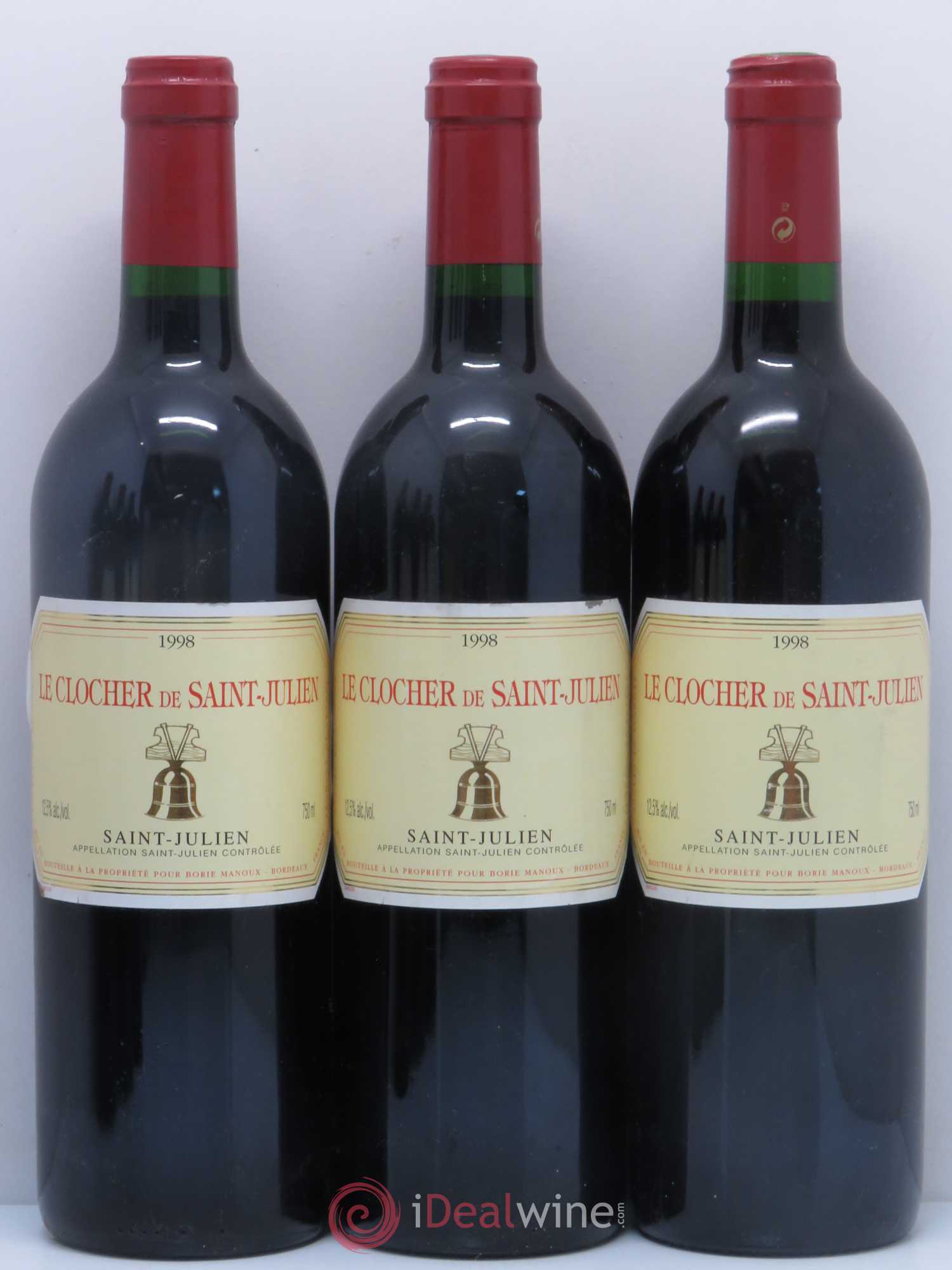 Saint-Julien Le Clocher 1998 - Lot de 6 bouteilles - 1