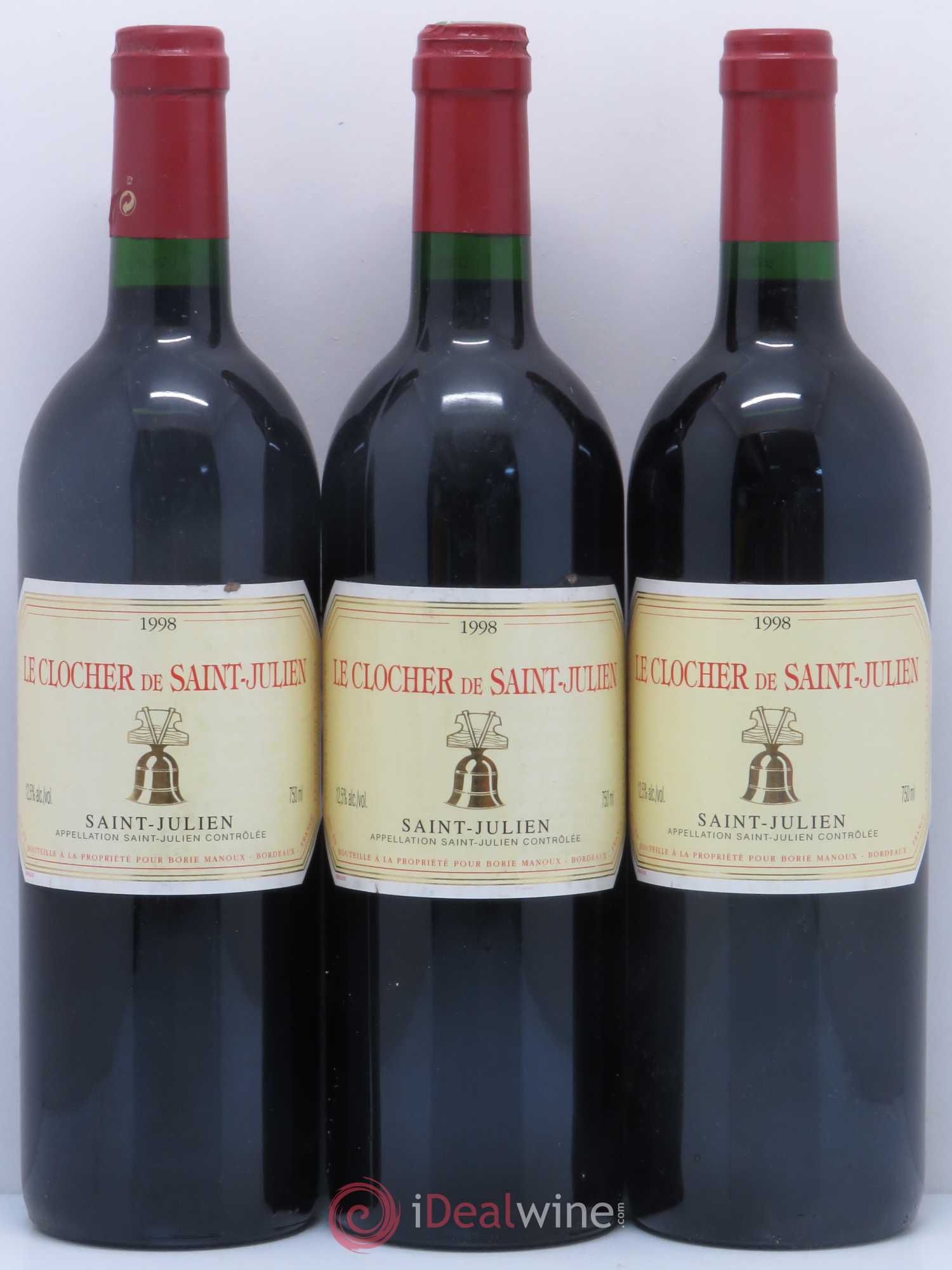 Saint-Julien Le Clocher 1998 - Lot de 6 bouteilles - 2