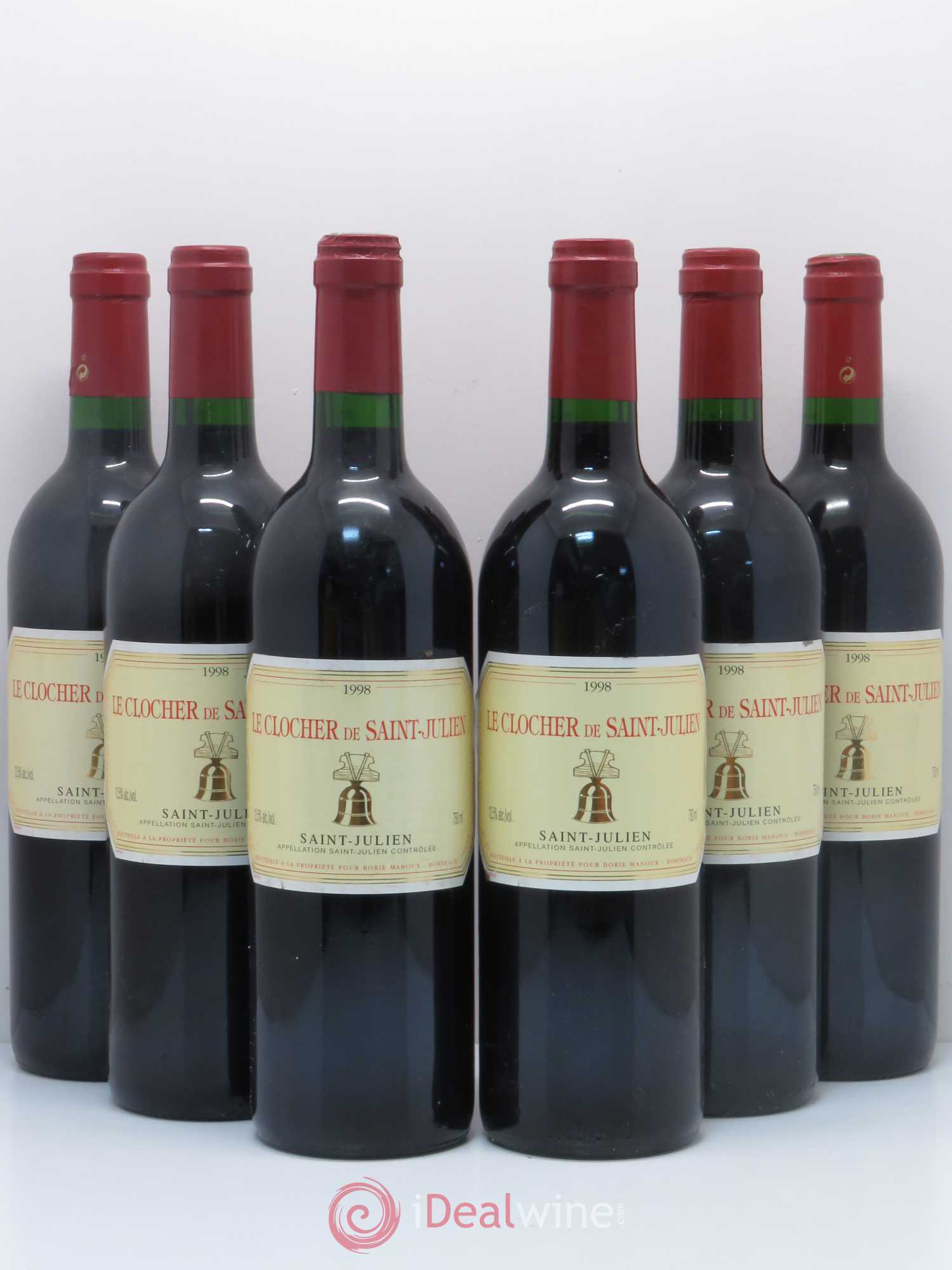 Saint-Julien Le Clocher 1998 - Lot de 6 bouteilles - 0