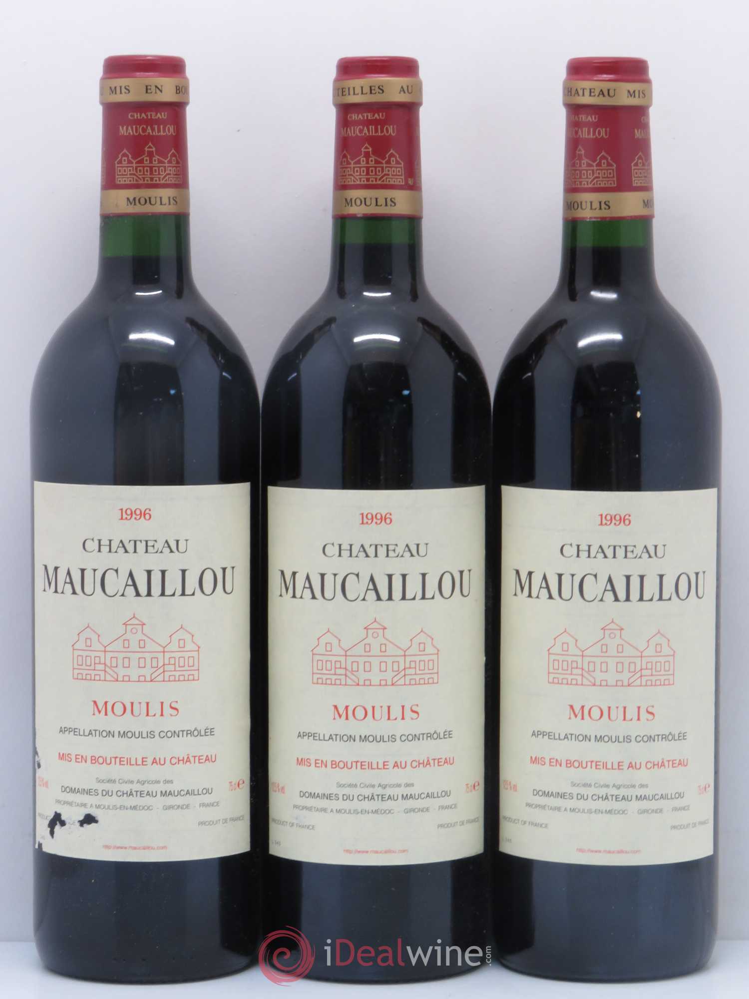 Château Maucaillou 1996 - Lot de 12 bouteilles - 2