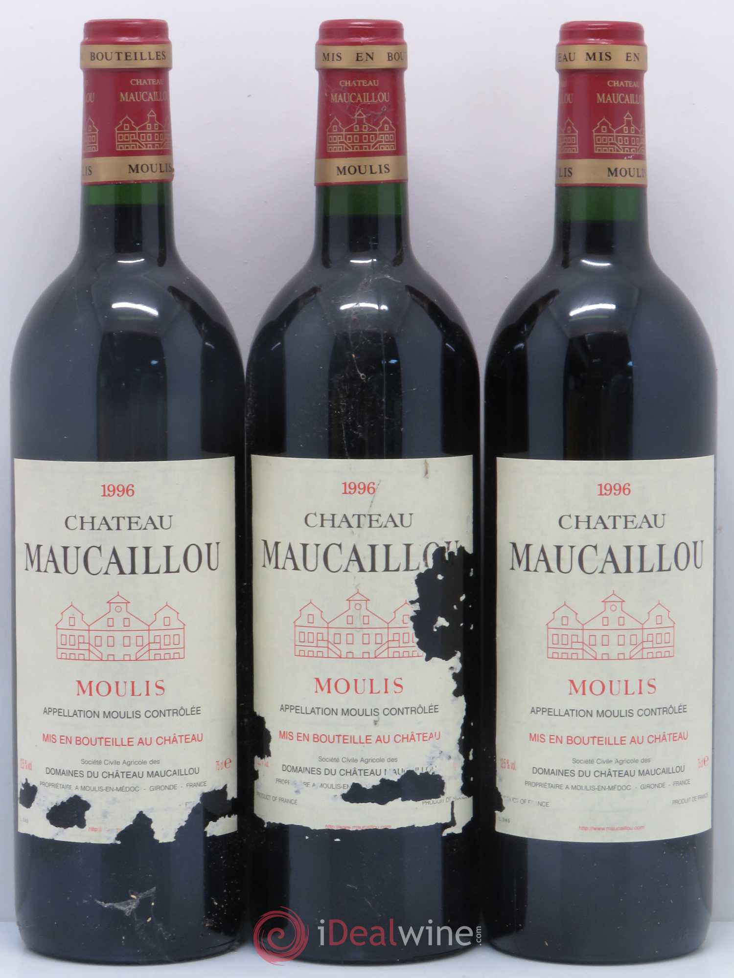Château Maucaillou 1996 - Lot de 12 bouteilles - 3