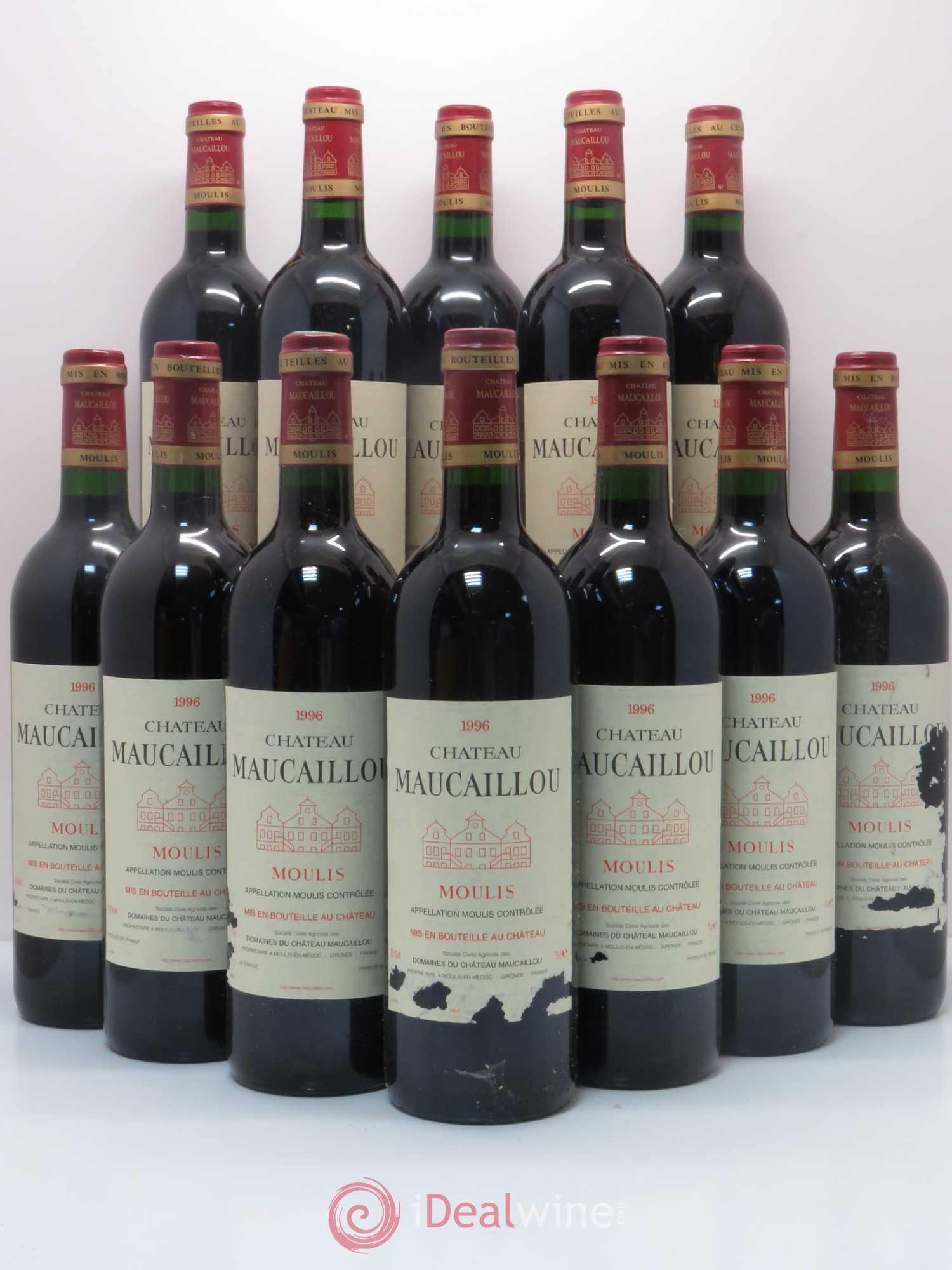 Château Maucaillou 1996 - Lot de 12 bouteilles - 0
