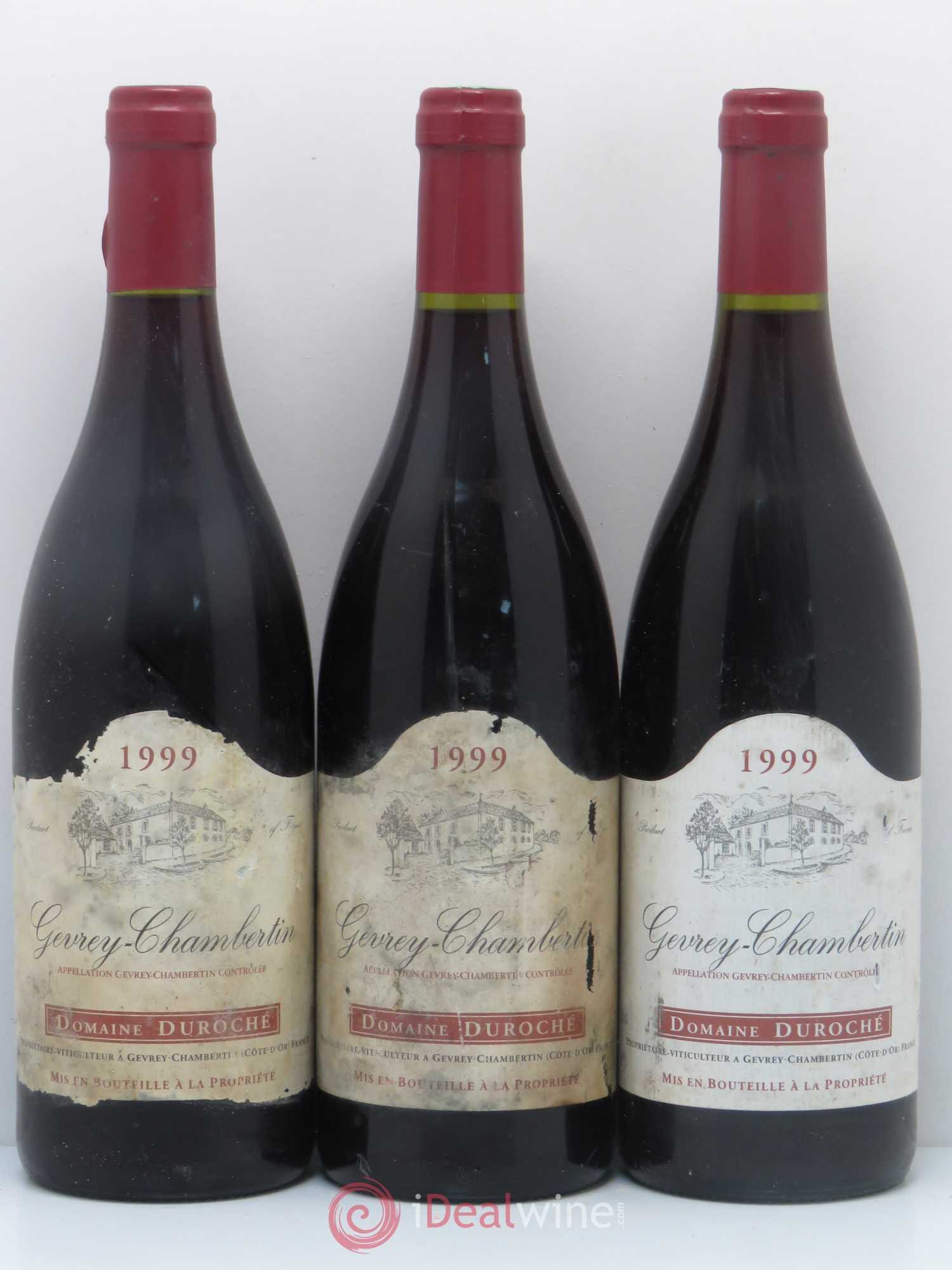 Gevrey-Chambertin Domaine Duroche 1999 - Posten von 3 Flaschen - 0