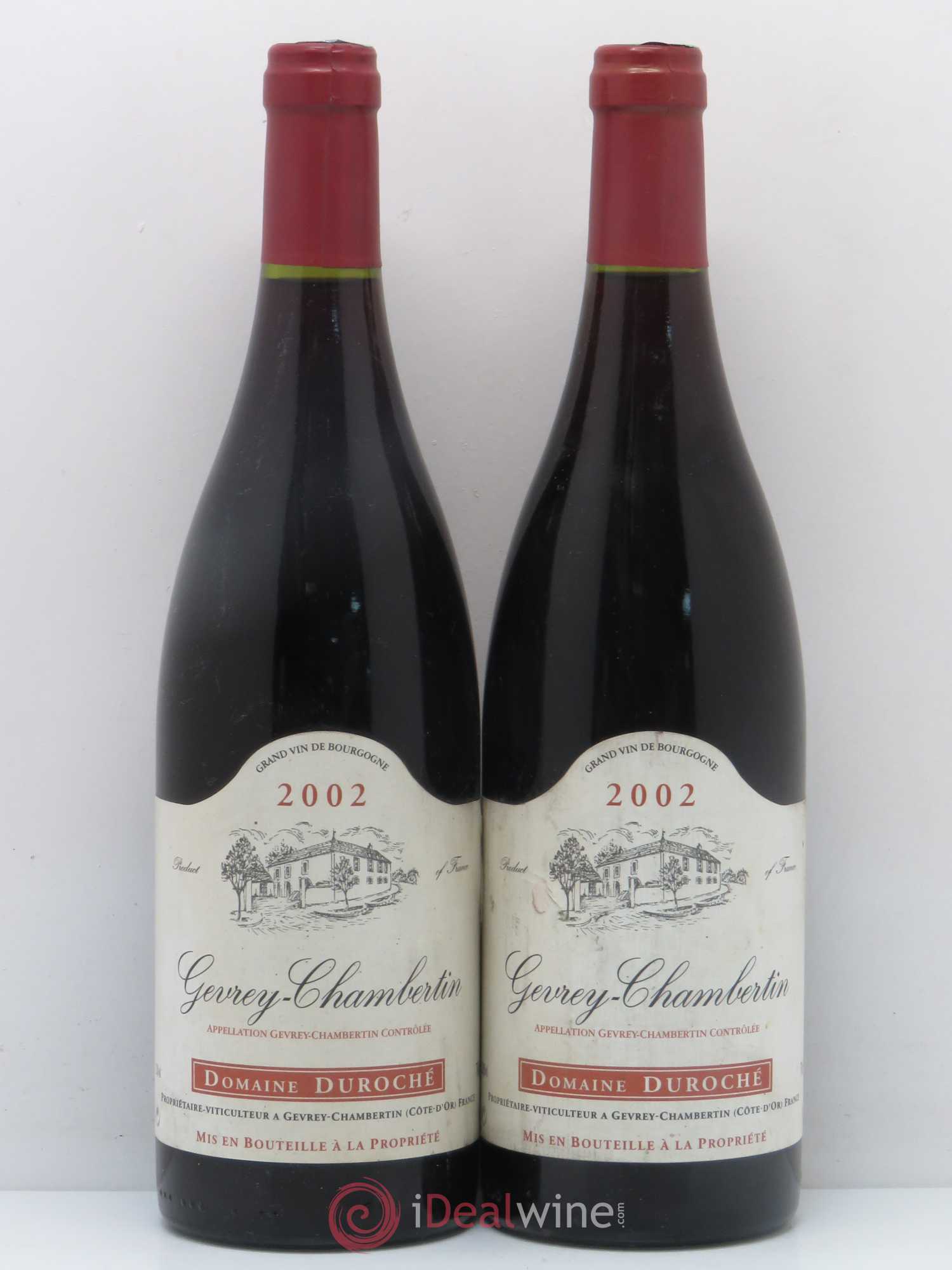 Gevrey-Chambertin Domaine Duroche 2002 - Lot de 5 bouteilles - 2