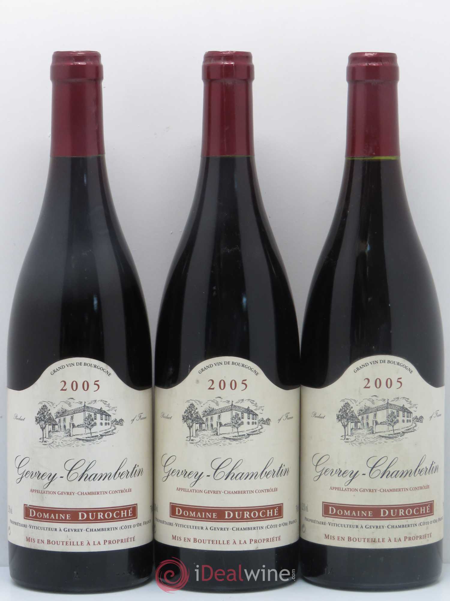 Gevrey-Chambertin Domaine Duroche 2005 - Posten von 6 Flaschen - 2