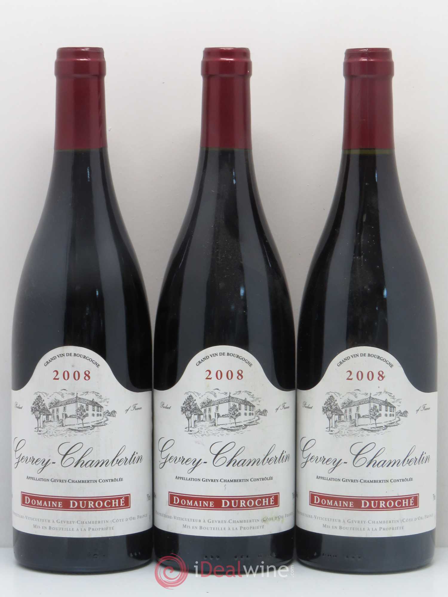 Gevrey-Chambertin Domaine Duroche 2008 - Posten von 6 Flaschen - 2