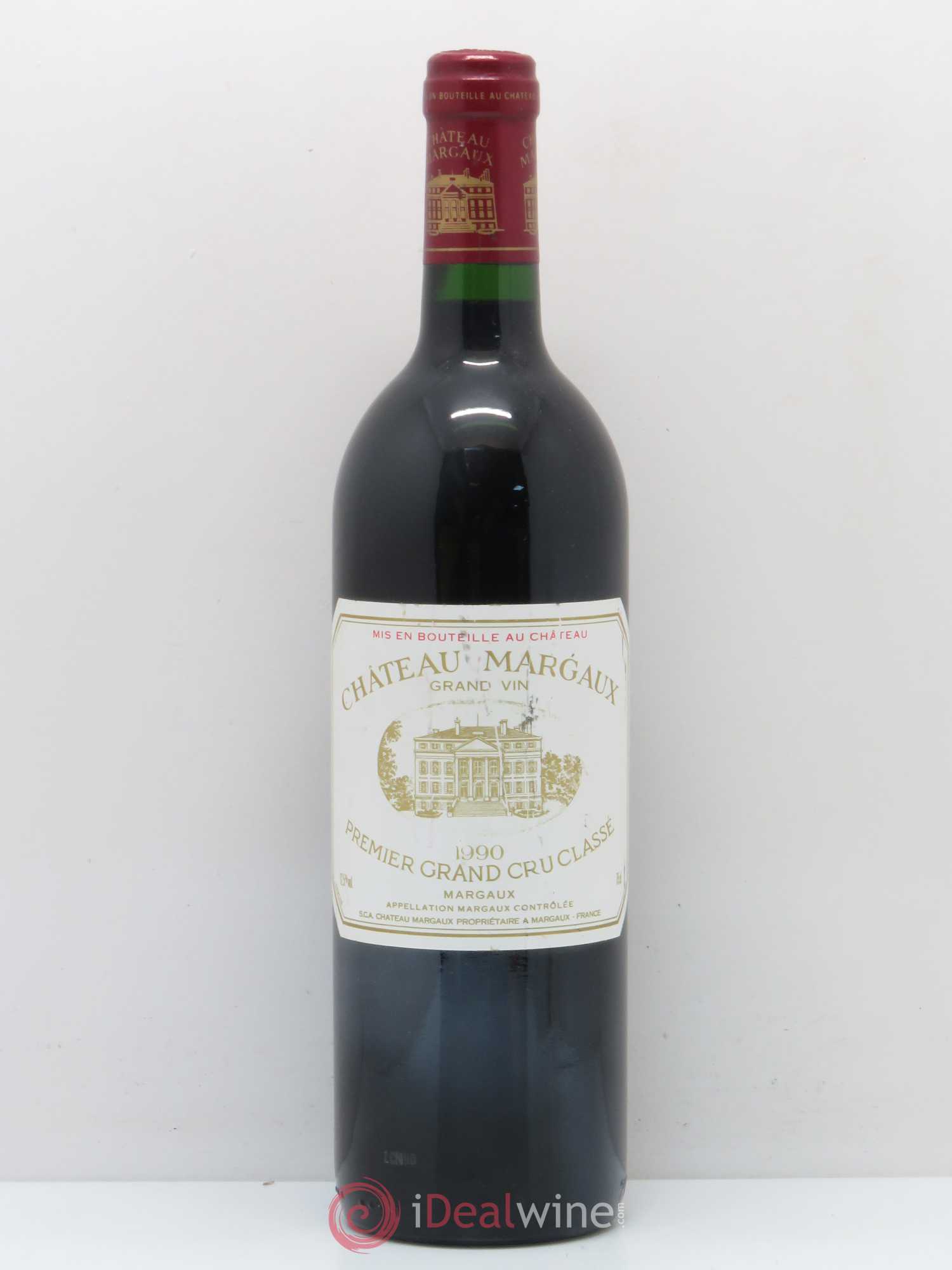 Château Margaux 1er Grand Cru Classé 1990 - Lot de 1 bouteille - 0