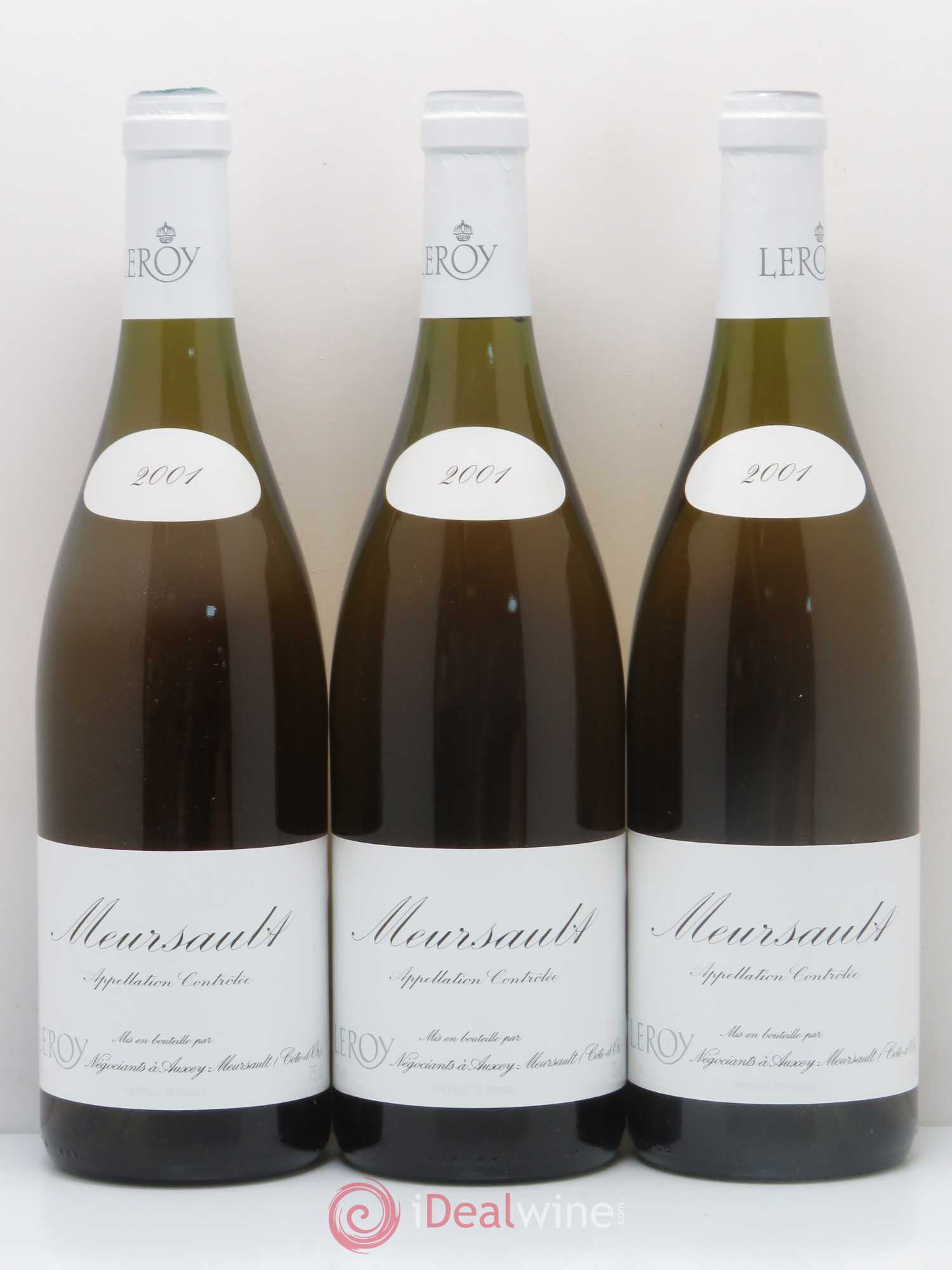 Meursault Leroy SA 2001 - Lot de 6 bouteilles - 3
