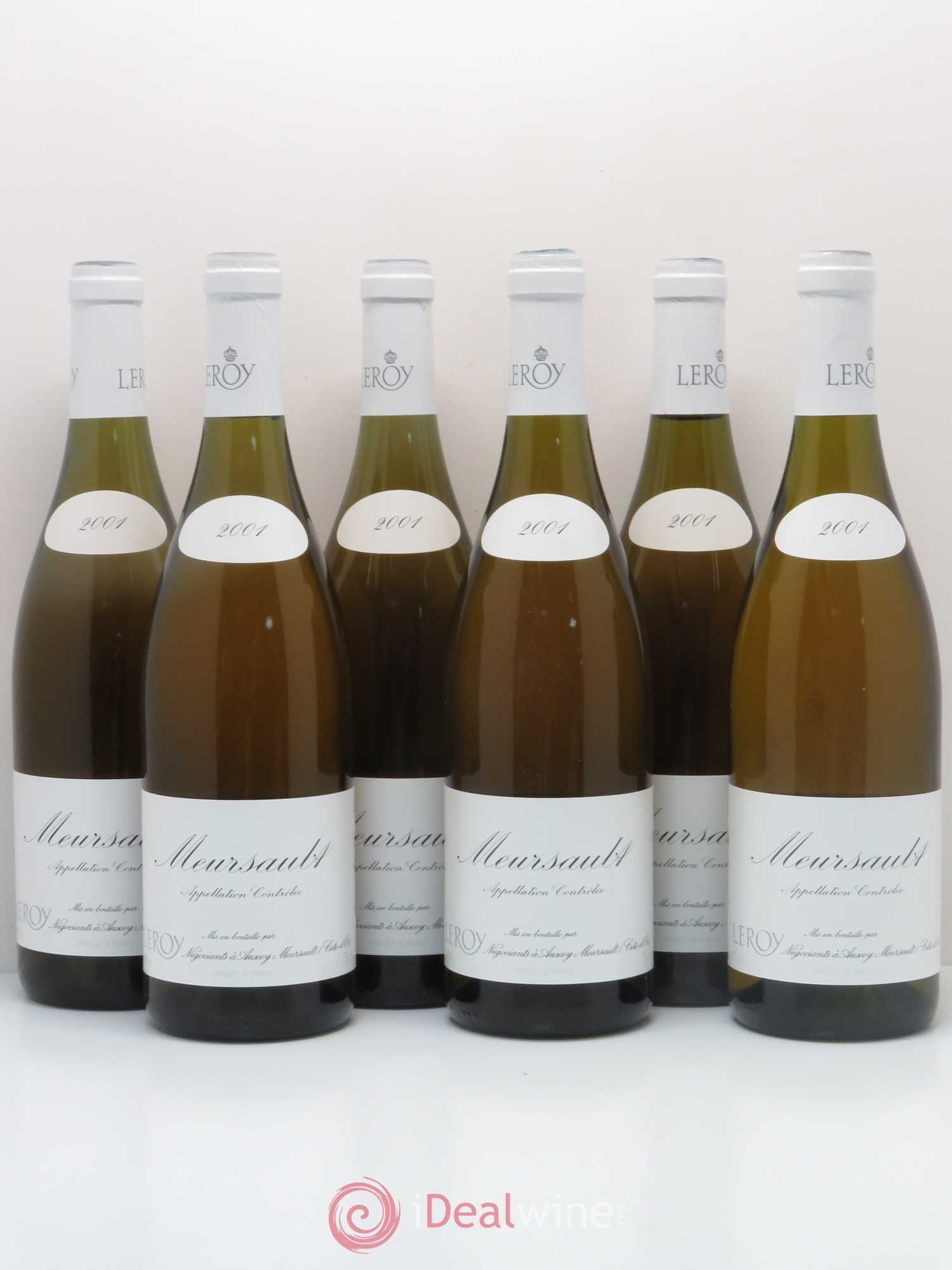 Meursault Leroy SA 2001 - Lot de 6 bouteilles - 0