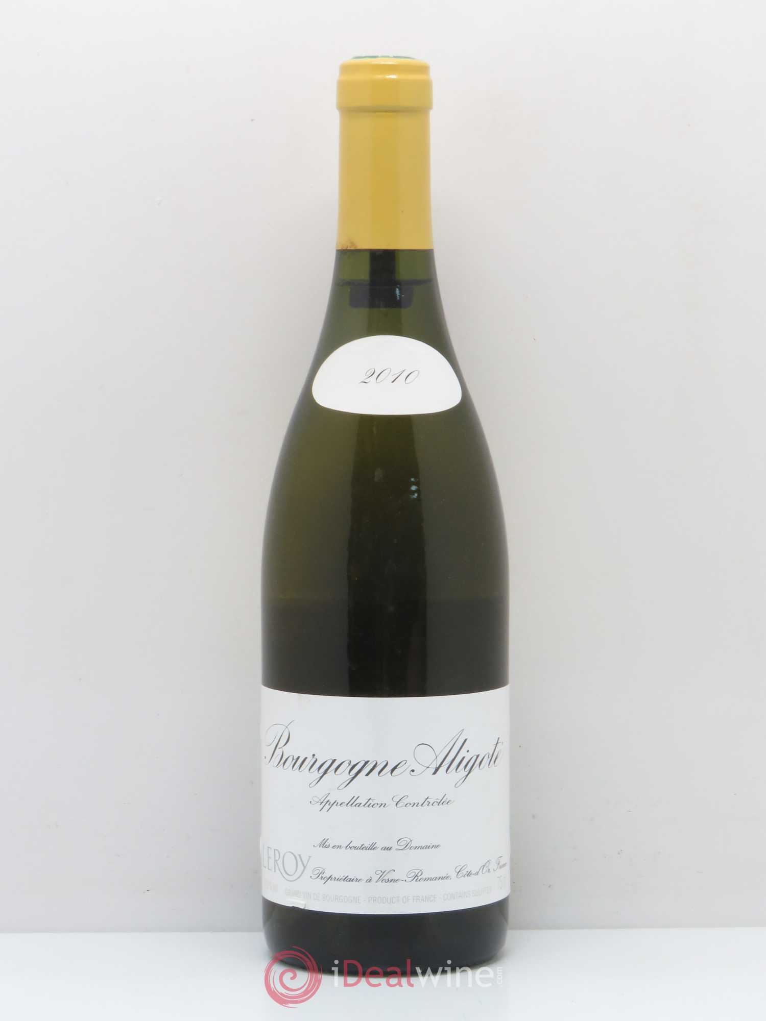 Bourgogne Leroy (Domaine) Aligoté 2010 - Lot de 1 bouteille - 0