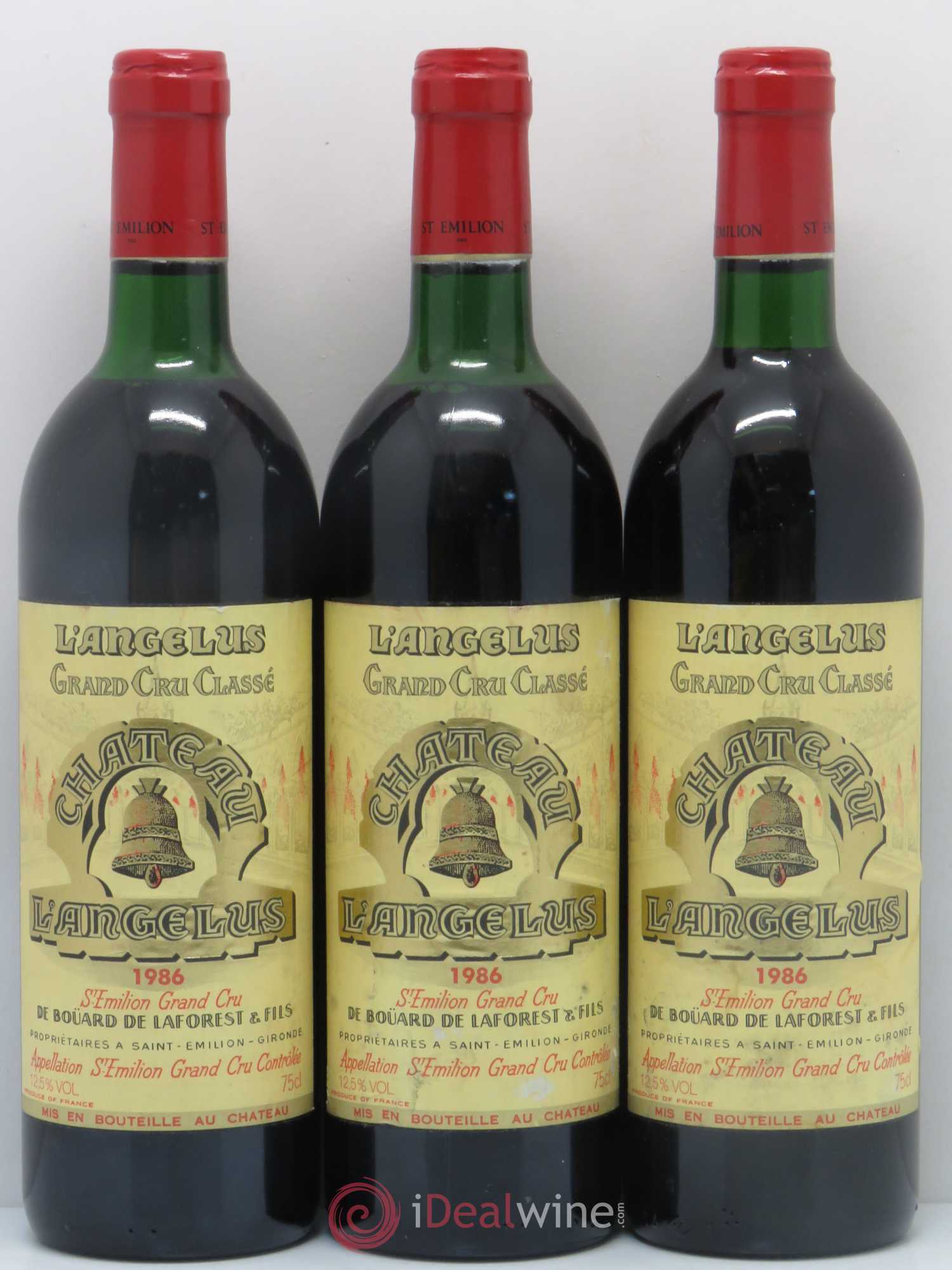 Château Angélus 1er Grand Cru Classé A 1986 - Lot de 6 bouteilles - 2