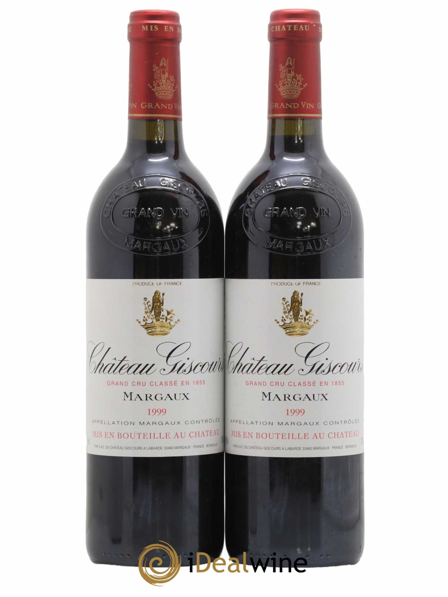 Château Giscours 3ème Grand Cru Classé 1999 - Lot de 2 bouteilles - 0