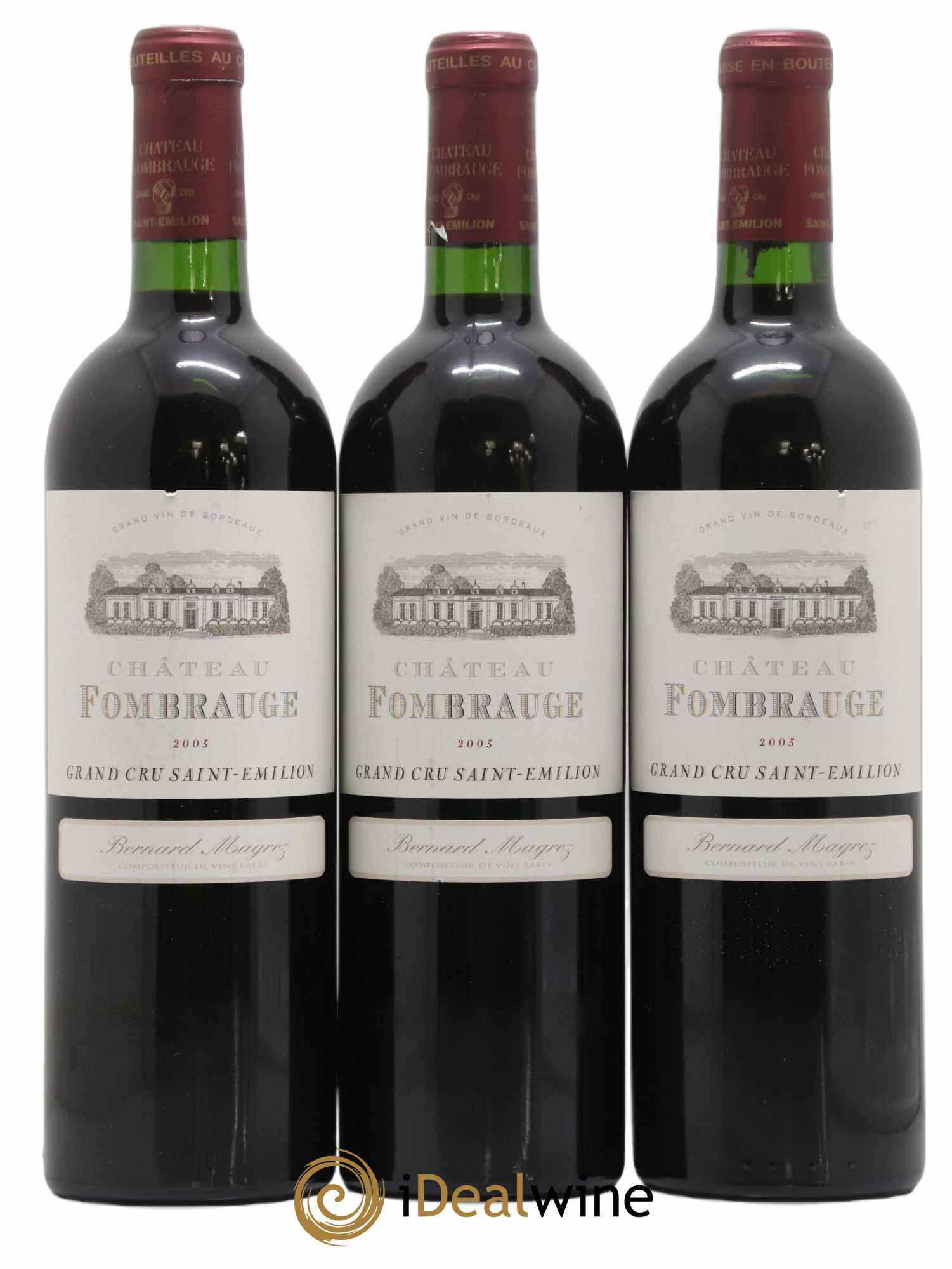 Château Fombrauge Grand Cru Classé 2003 - Lot de 6 bouteilles - 1