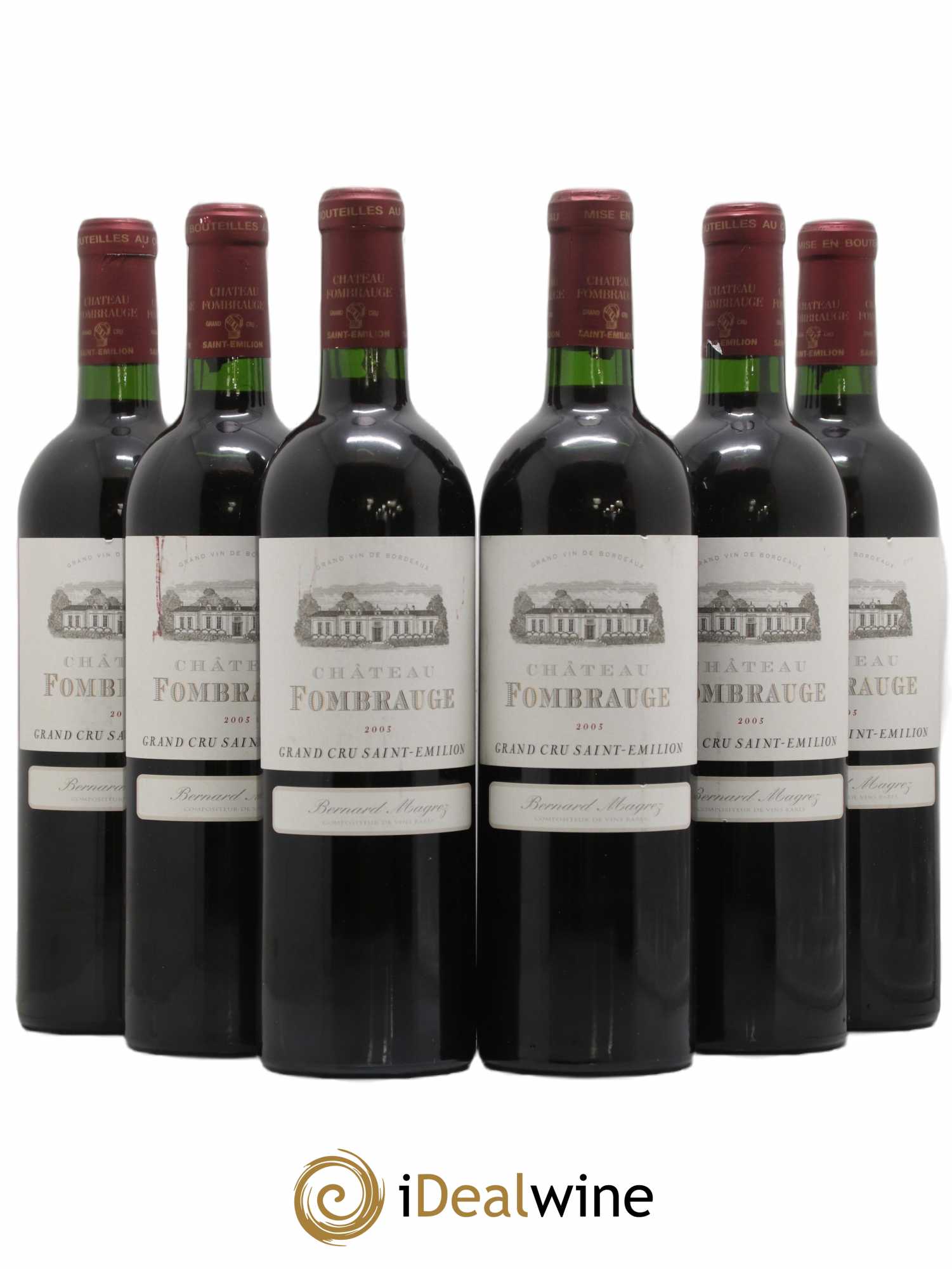 Château Fombrauge Grand Cru Classé 2003 - Lot de 6 bouteilles - 0