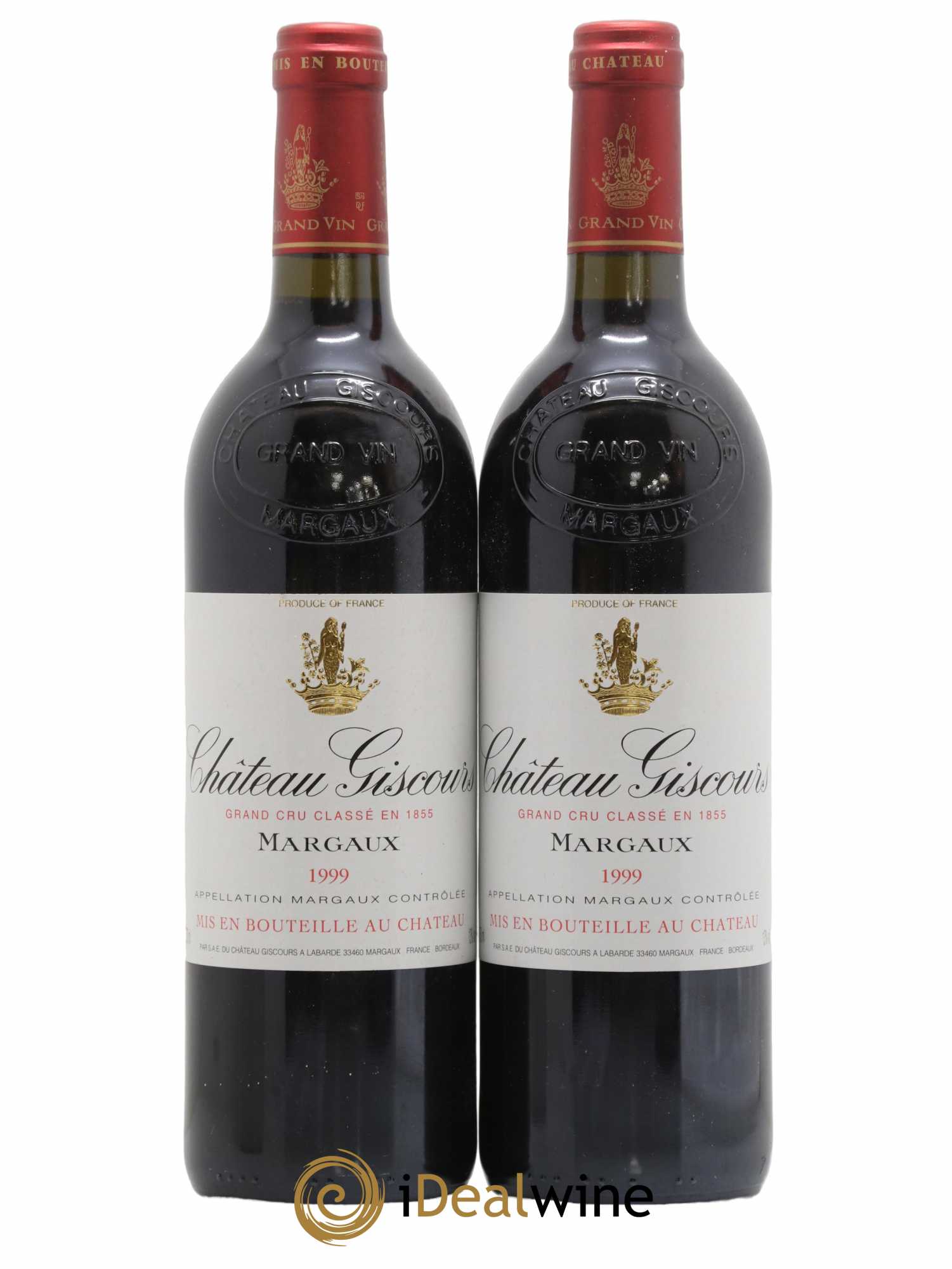 Château Giscours 3ème Grand Cru Classé 1999 - Lot de 2 bouteilles - 0