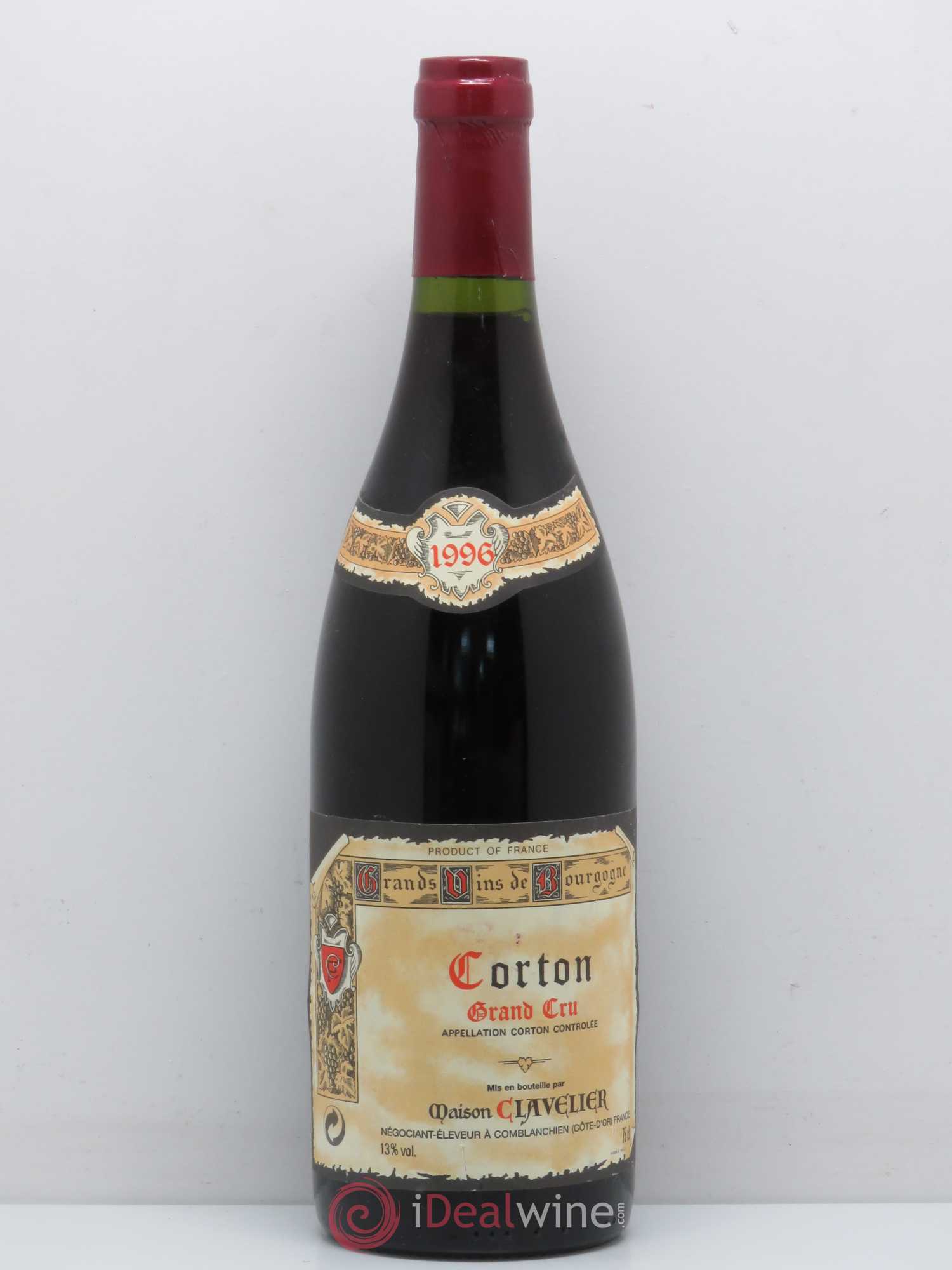 Corton Grand Cru Clavelier 1996 - Lot de 1 bouteille - 0