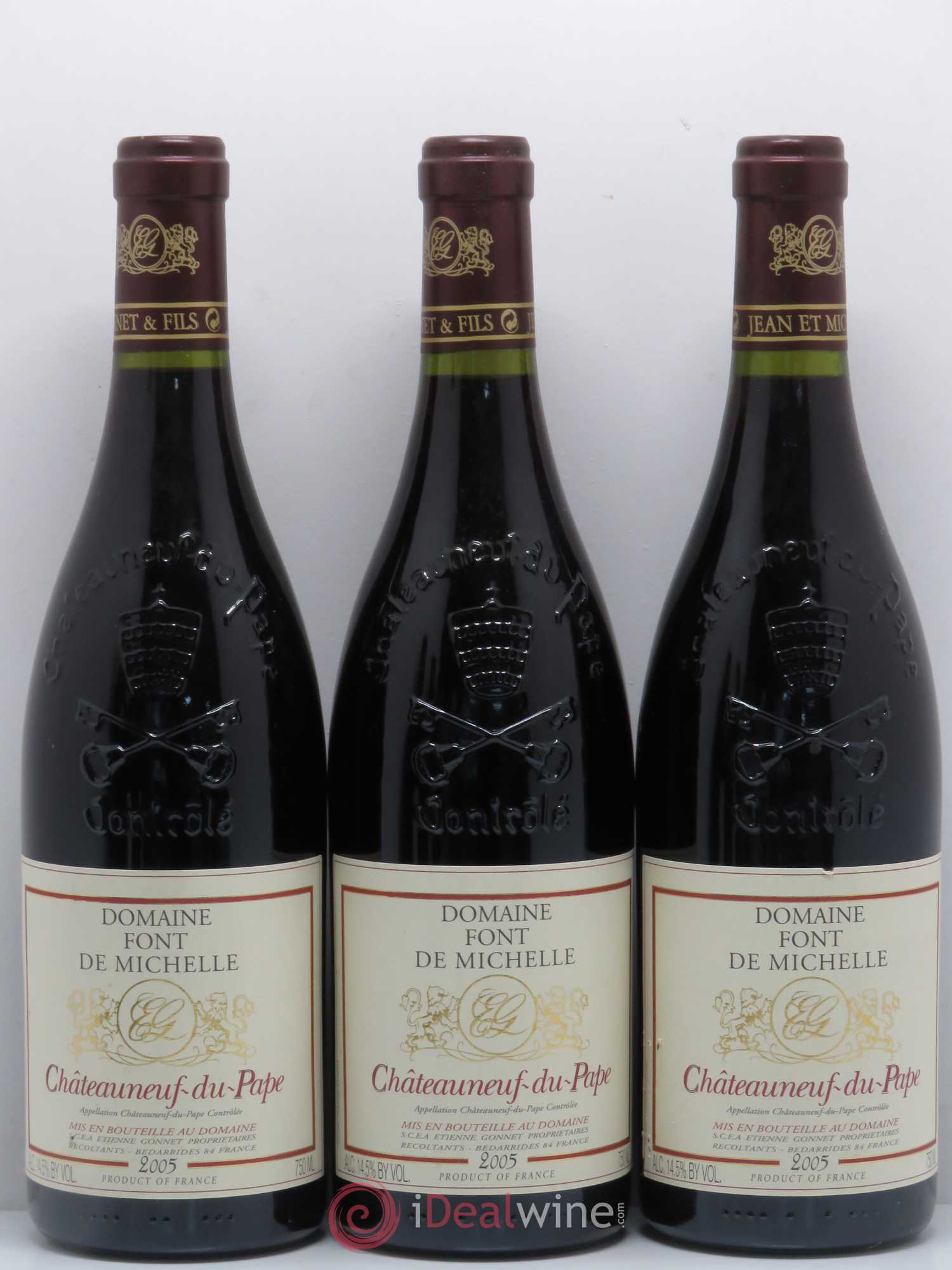 Châteauneuf-du-Pape Domaine Font de Michelle Famille Gonnet 2005 - Lot de 6 bouteilles - 2