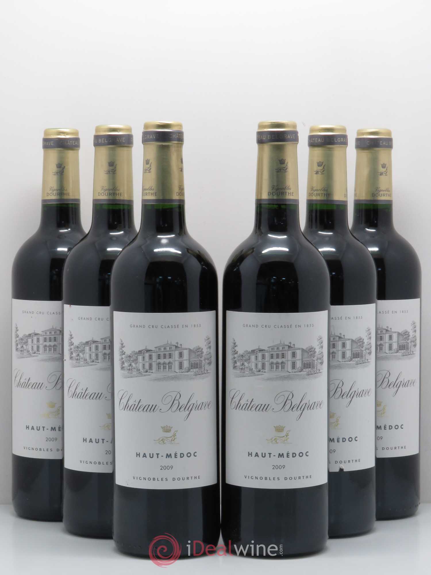 Château Belgrave 5ème Grand Cru Classé 2009 - Lot de 6 bouteilles - 0
