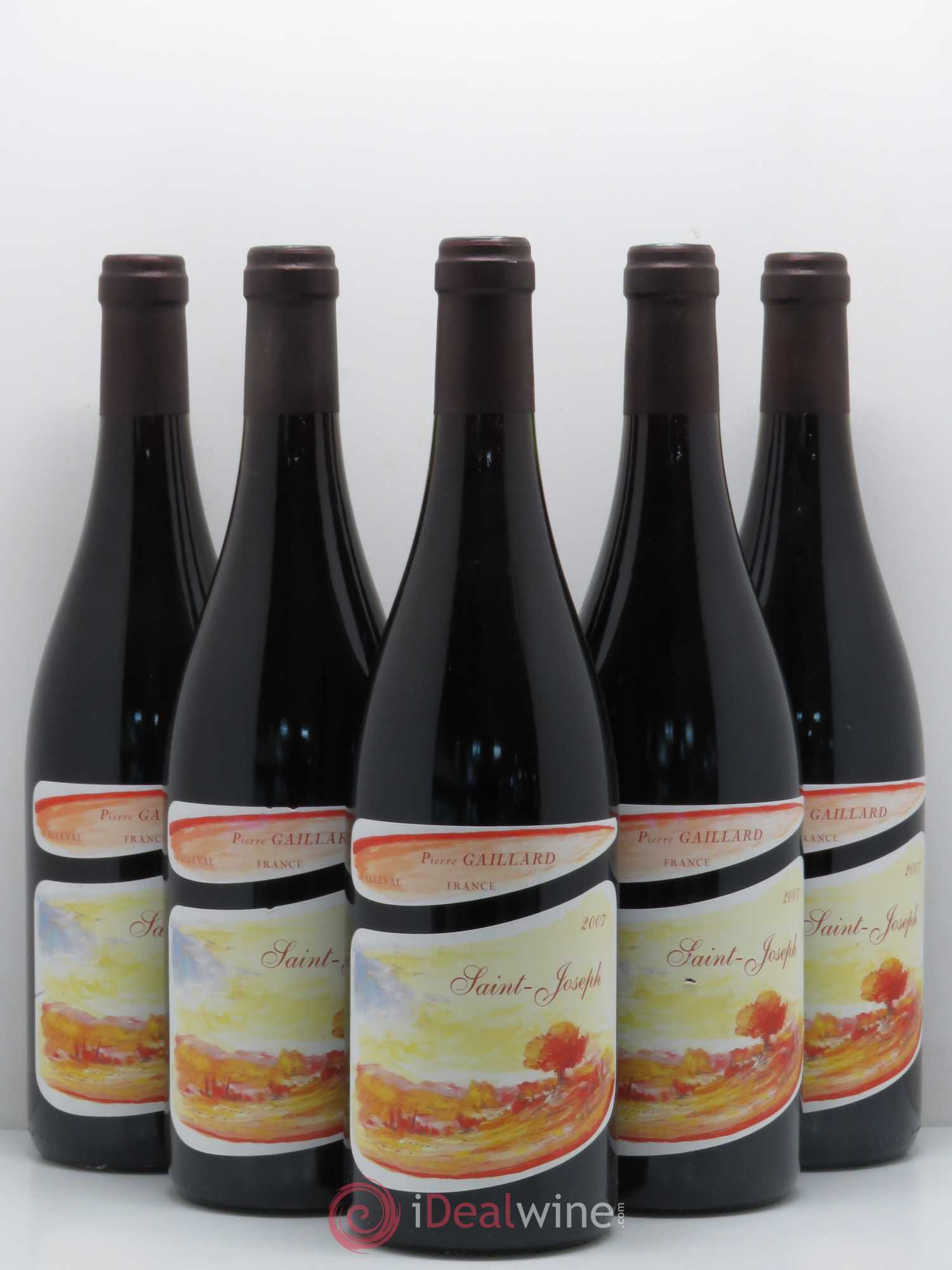 Saint-Joseph Gaillard 2007 - Lot de 5 bouteilles - 0