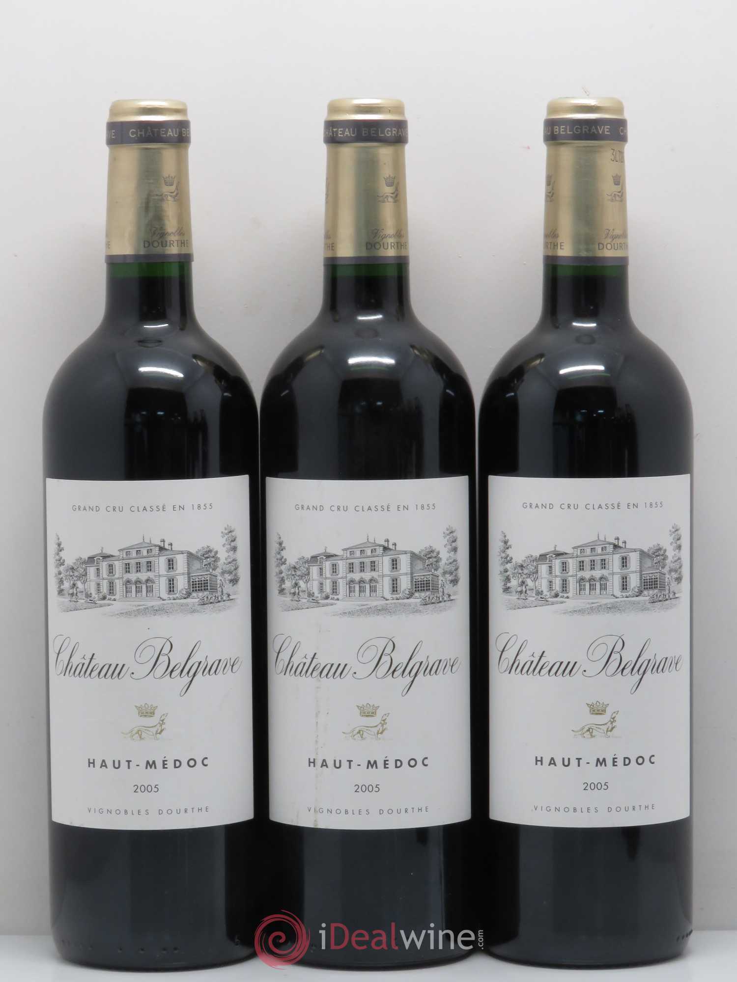Château Belgrave 5ème Grand Cru Classé 2005 - Lot de 6 bouteilles - 1