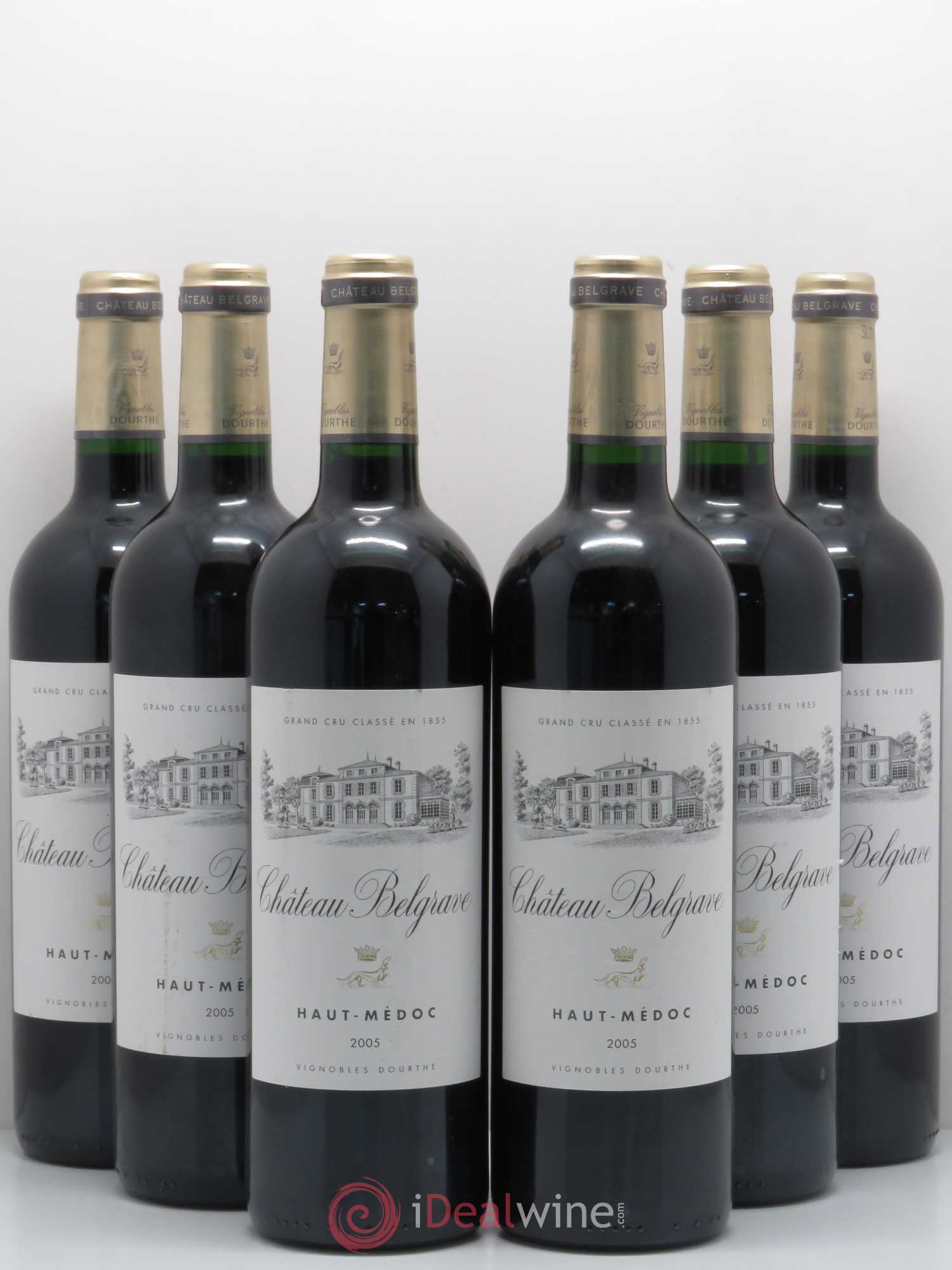 Château Belgrave 5ème Grand Cru Classé 2005 - Lot de 6 bouteilles - 0