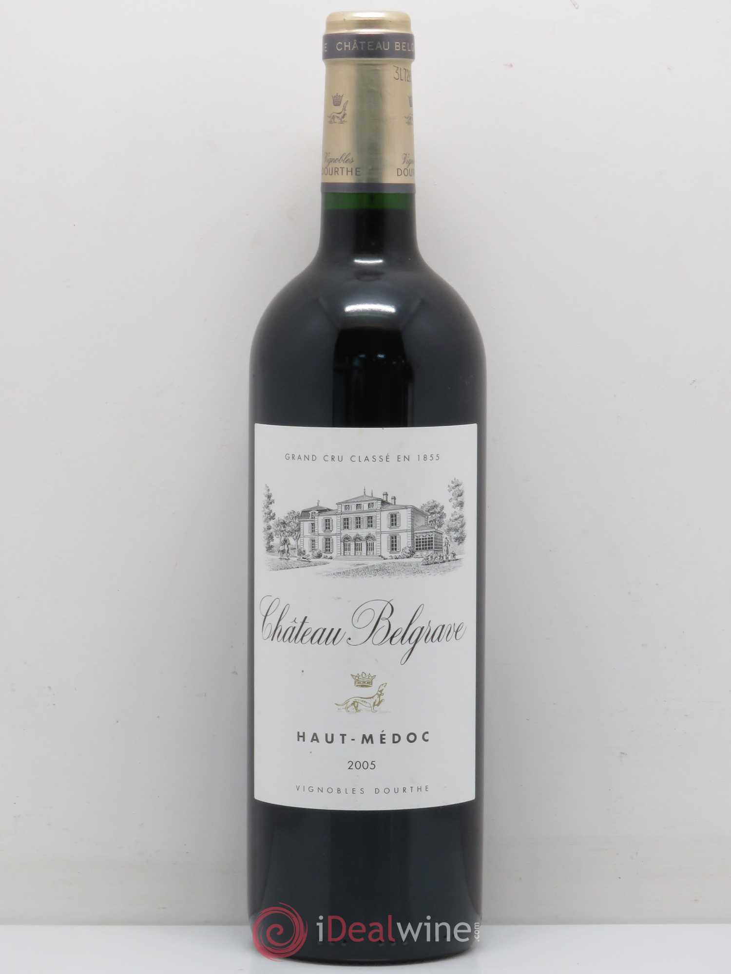 Château Belgrave 5ème Grand Cru Classé 2005 - Lot de 1 bouteille - 0