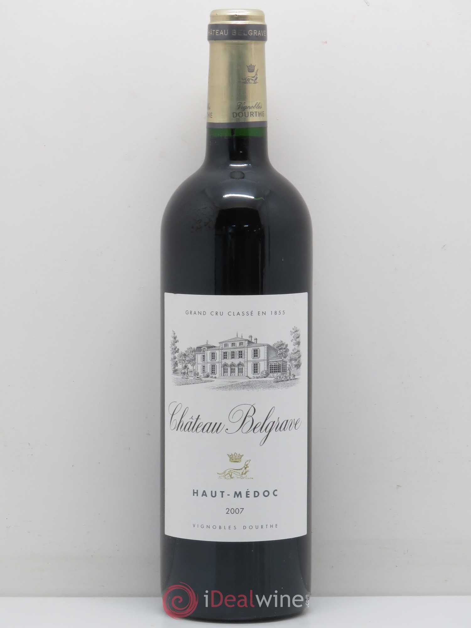 Château Belgrave 5ème Grand Cru Classé 2007 - Lot de 1 bouteille - 0