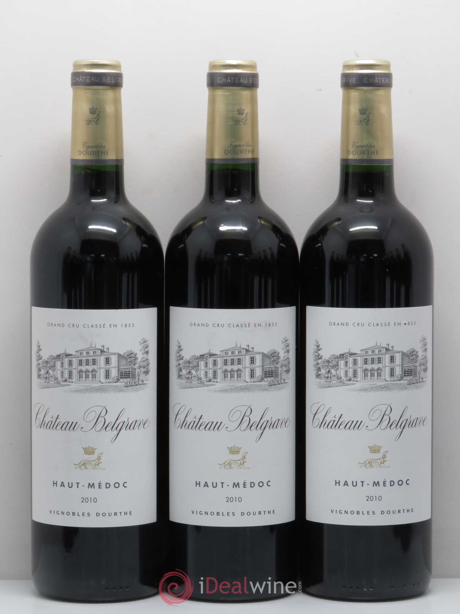 Château Belgrave 5ème Grand Cru Classé 2010 - Lot de 12 bouteilles - 1