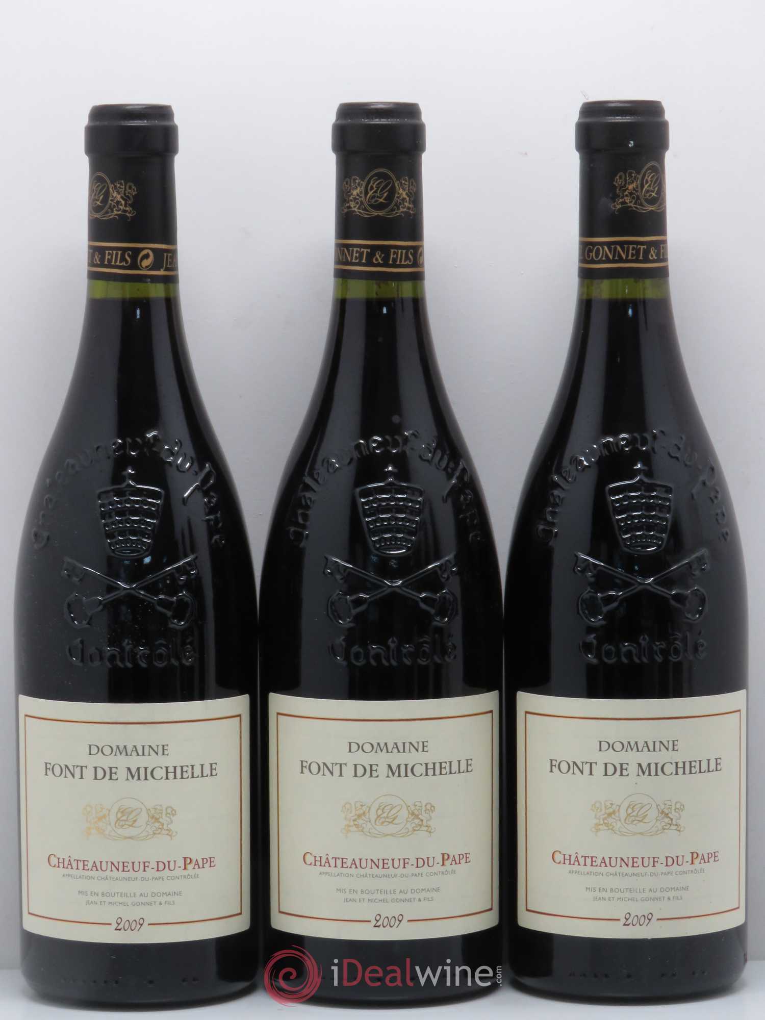 Châteauneuf-du-Pape Domaine Font de Michelle Famille Gonnet 2009 - Lot de 6 bouteilles - 1